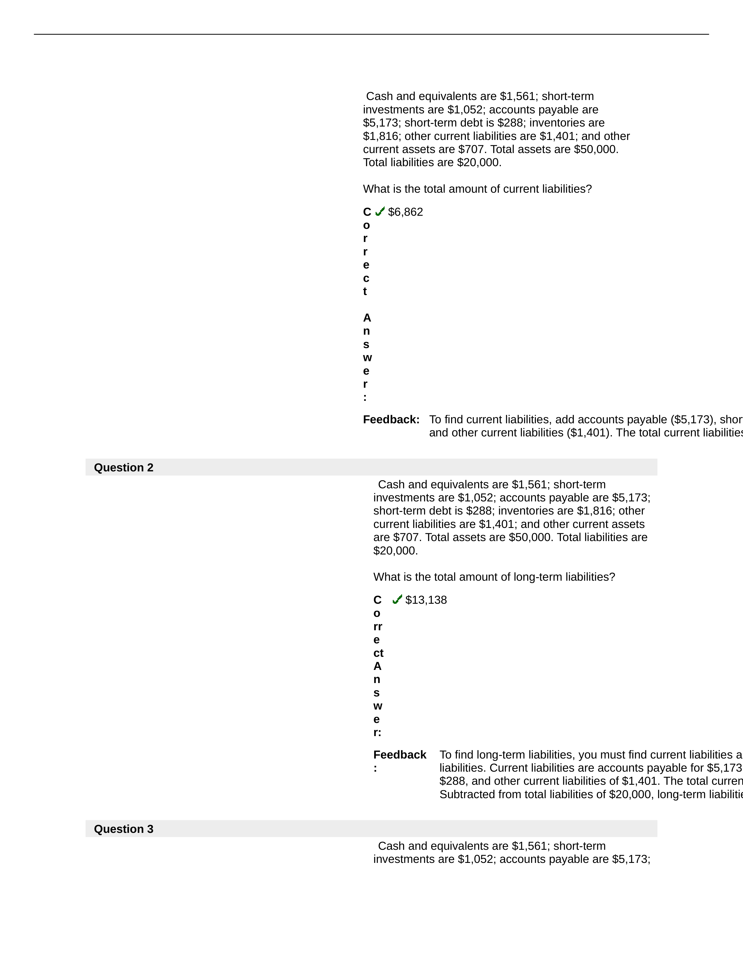 BNAD 304 Self Test 1 Financial Statements_dcw0fp4wsf1_page1