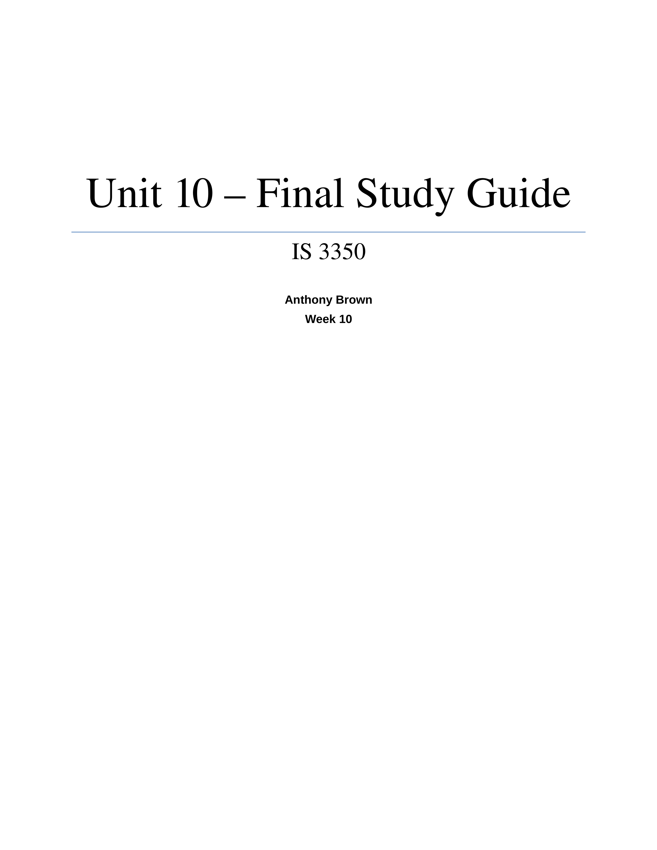 IS3350 FINAL STUDY GUIDE_dczb2zn2j18_page1