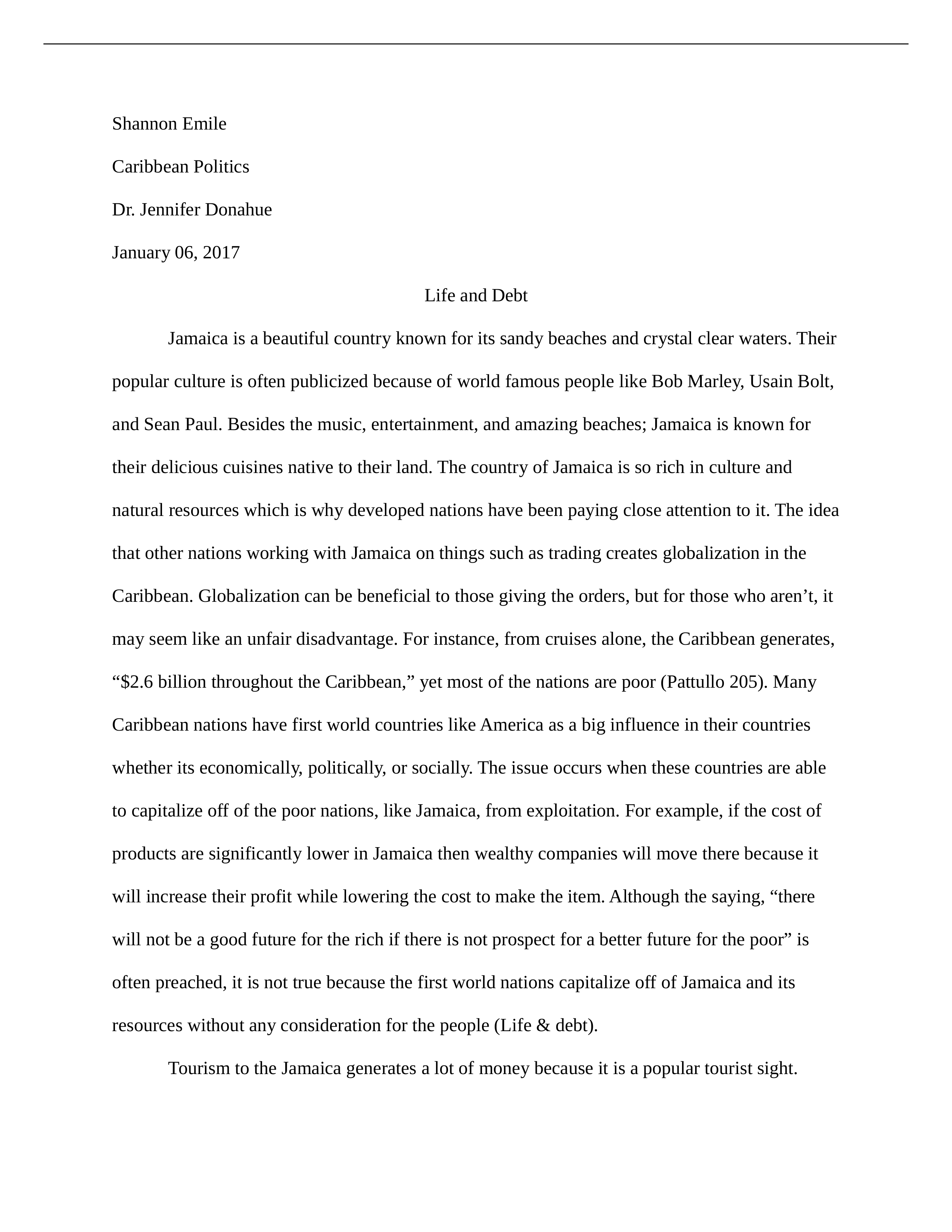 Caribbean Politics- Life & Debt Essay_dd8ptp10r4n_page1