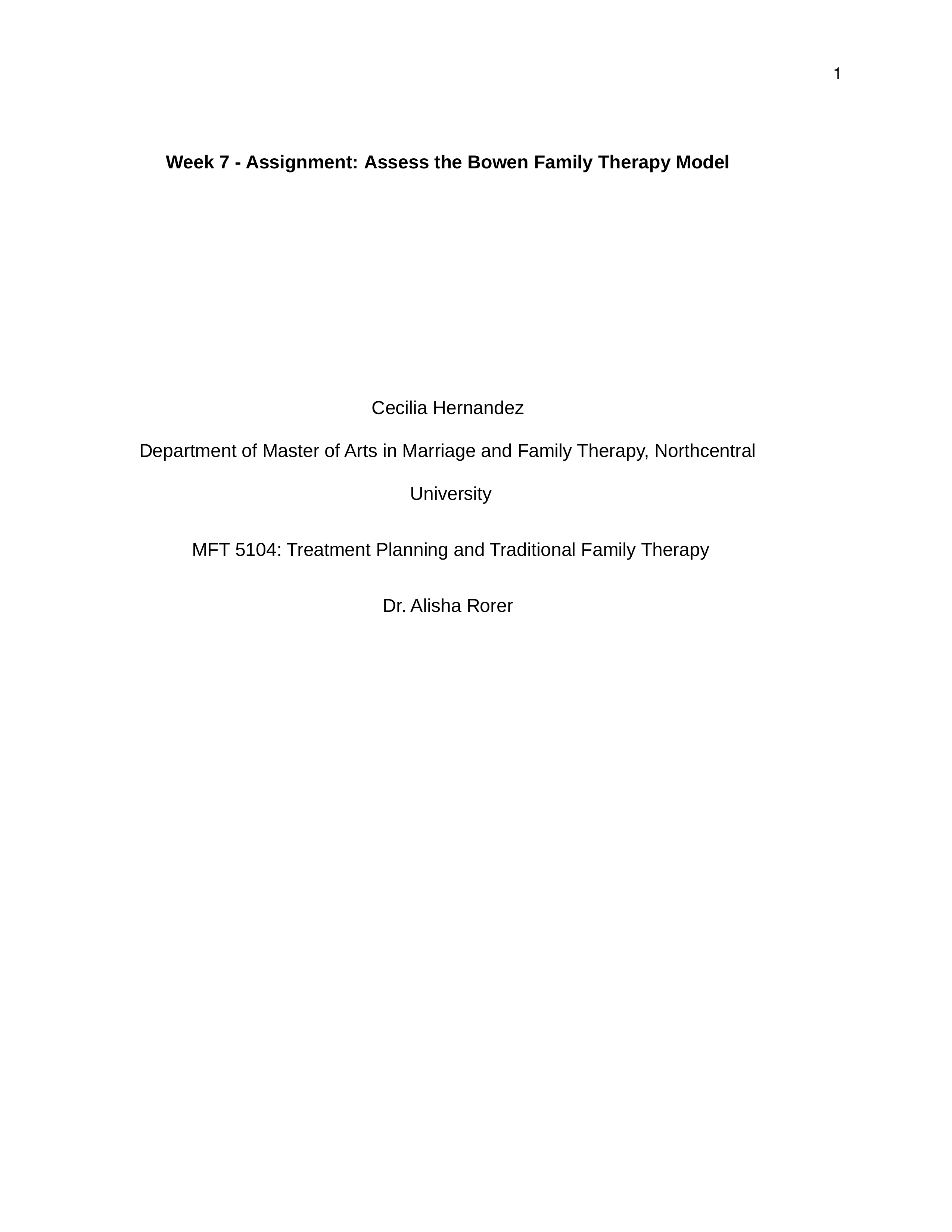 Week 7 - Assignment_ Assess the Bowen Family Therapy Model.docx_dda4yihc8ml_page1