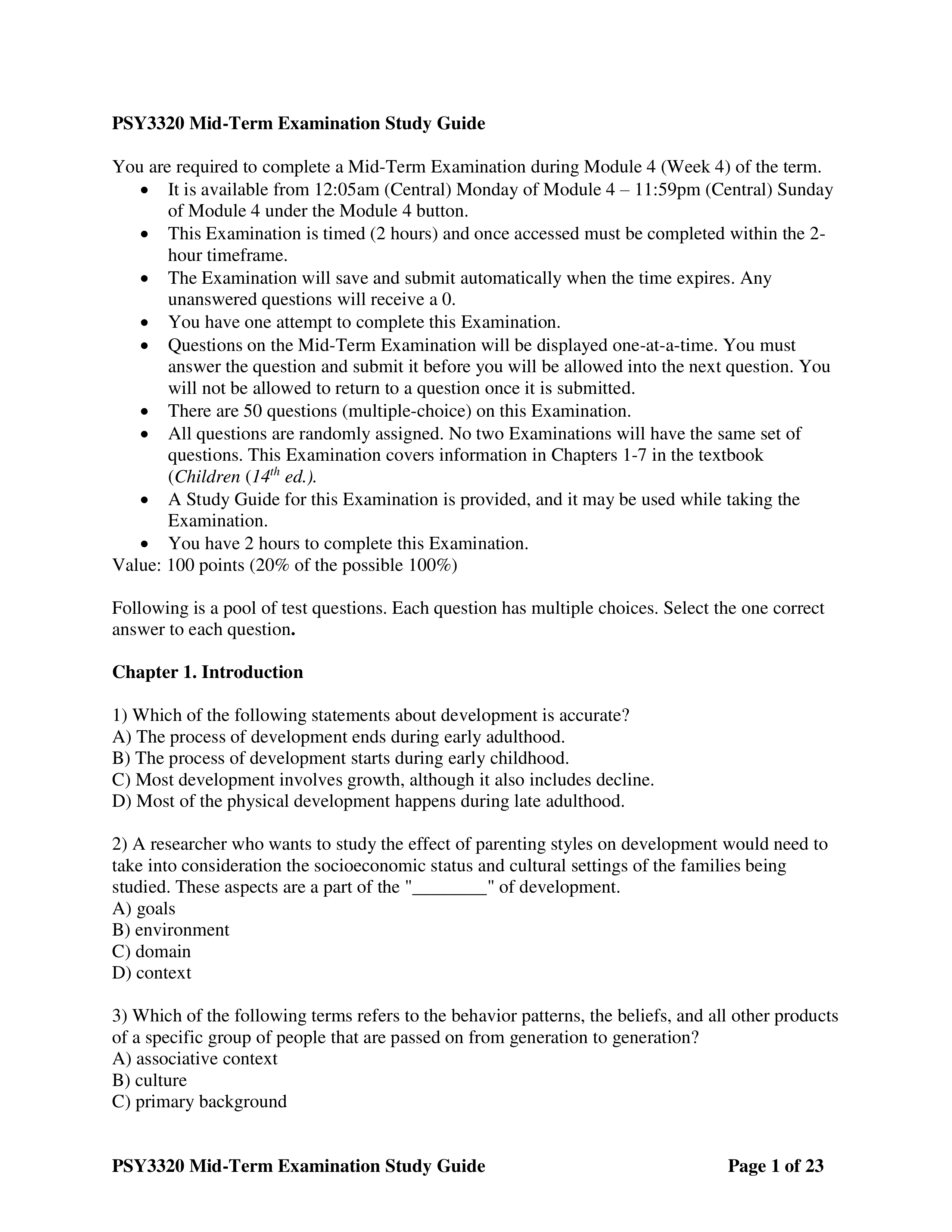 Troy PSY3320 new textbook Mid-Term Examination Study Guide.pdf_ddcw2kjoprd_page1