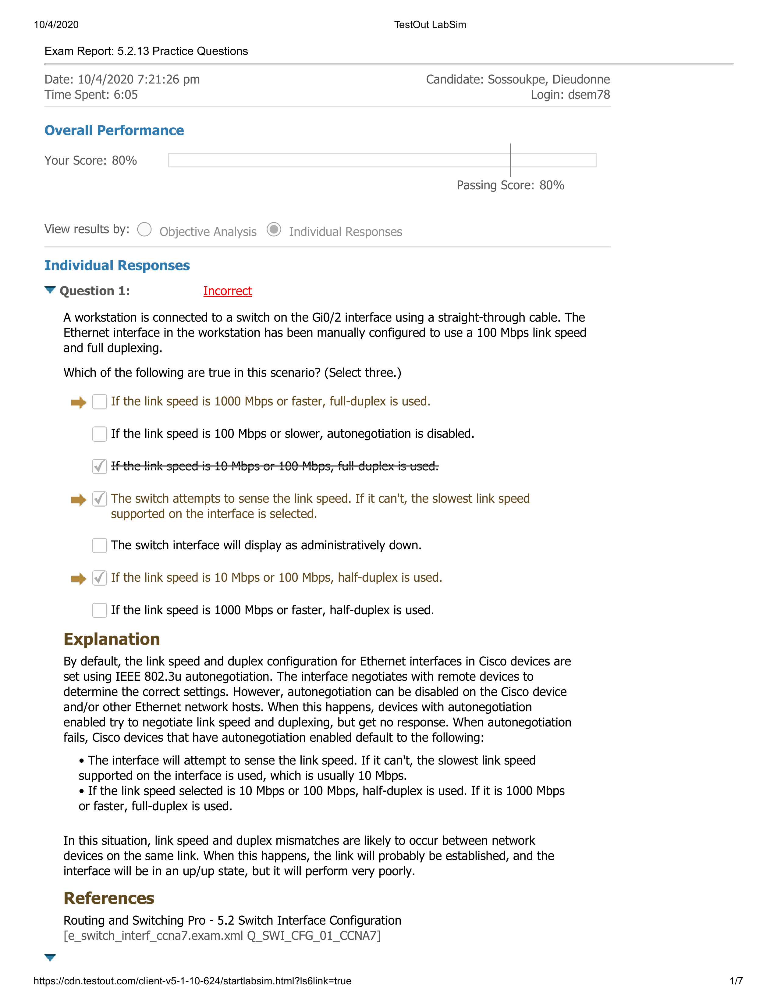 TestOut LabSim Routing and switching pro  5.2.13.pdf_ddekezv2fkg_page1