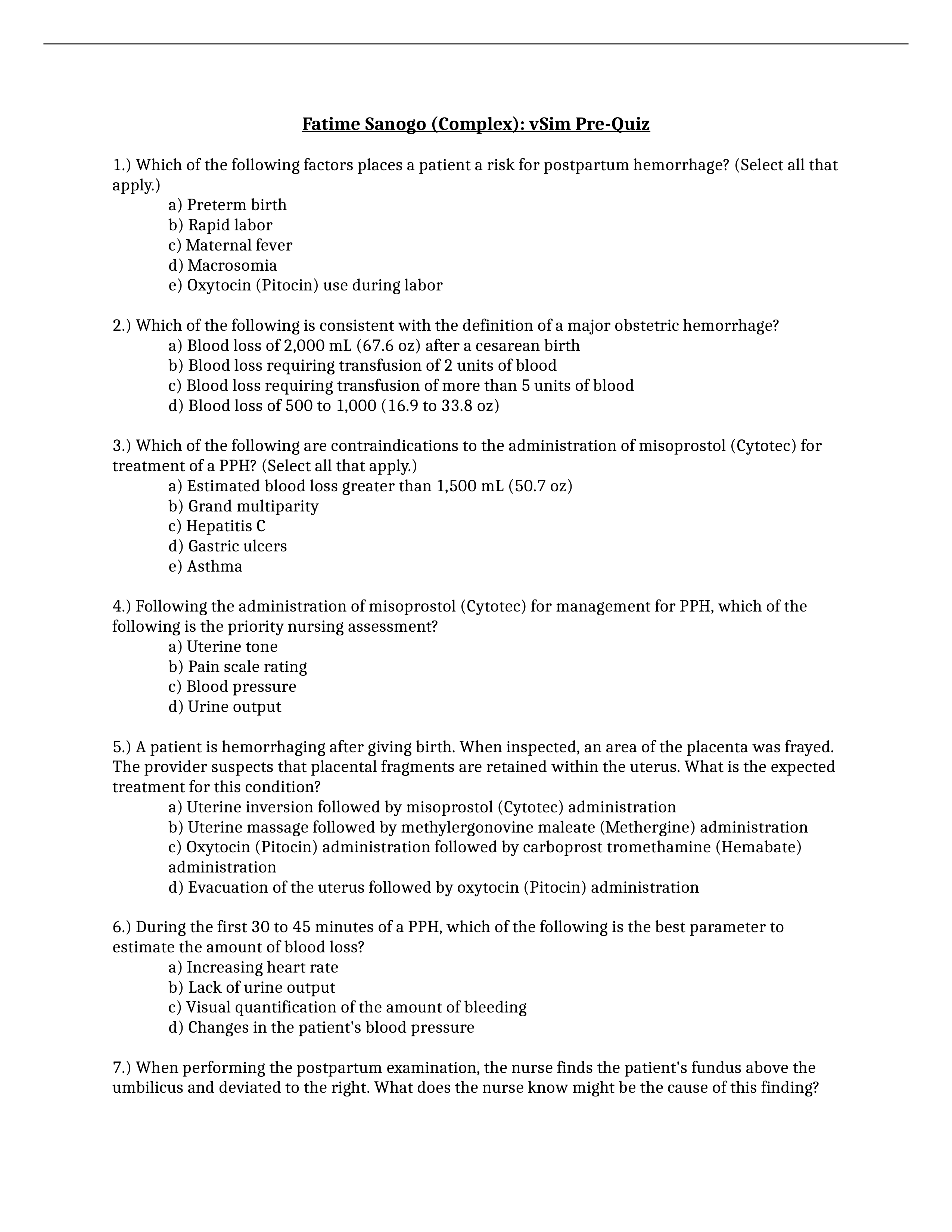 Fatime Sanogo Complex- vSim Prequiz.docx_ddk67mfau2c_page1