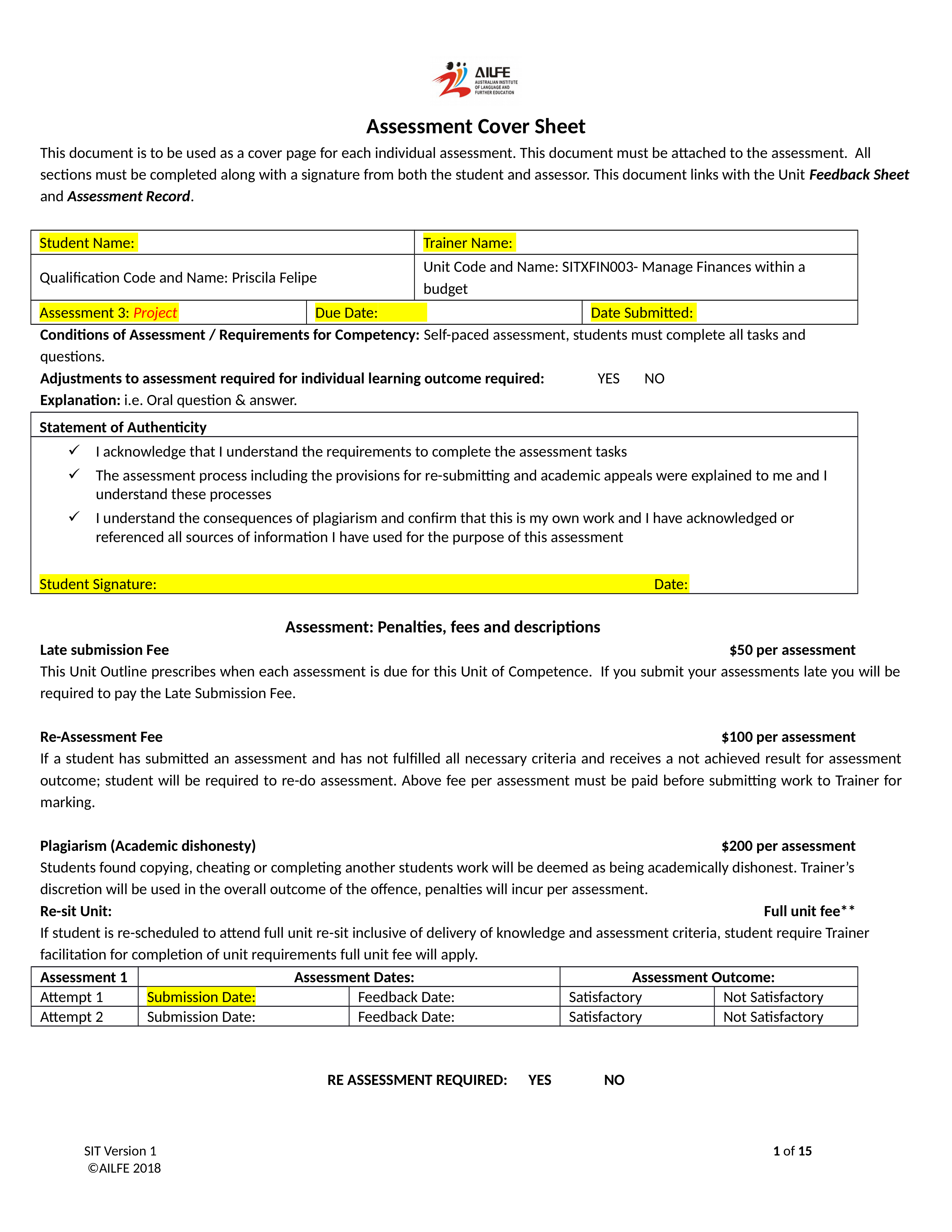 SITXFIN003 Assessment 3 -Project.docx_ddksnhbtojz_page1