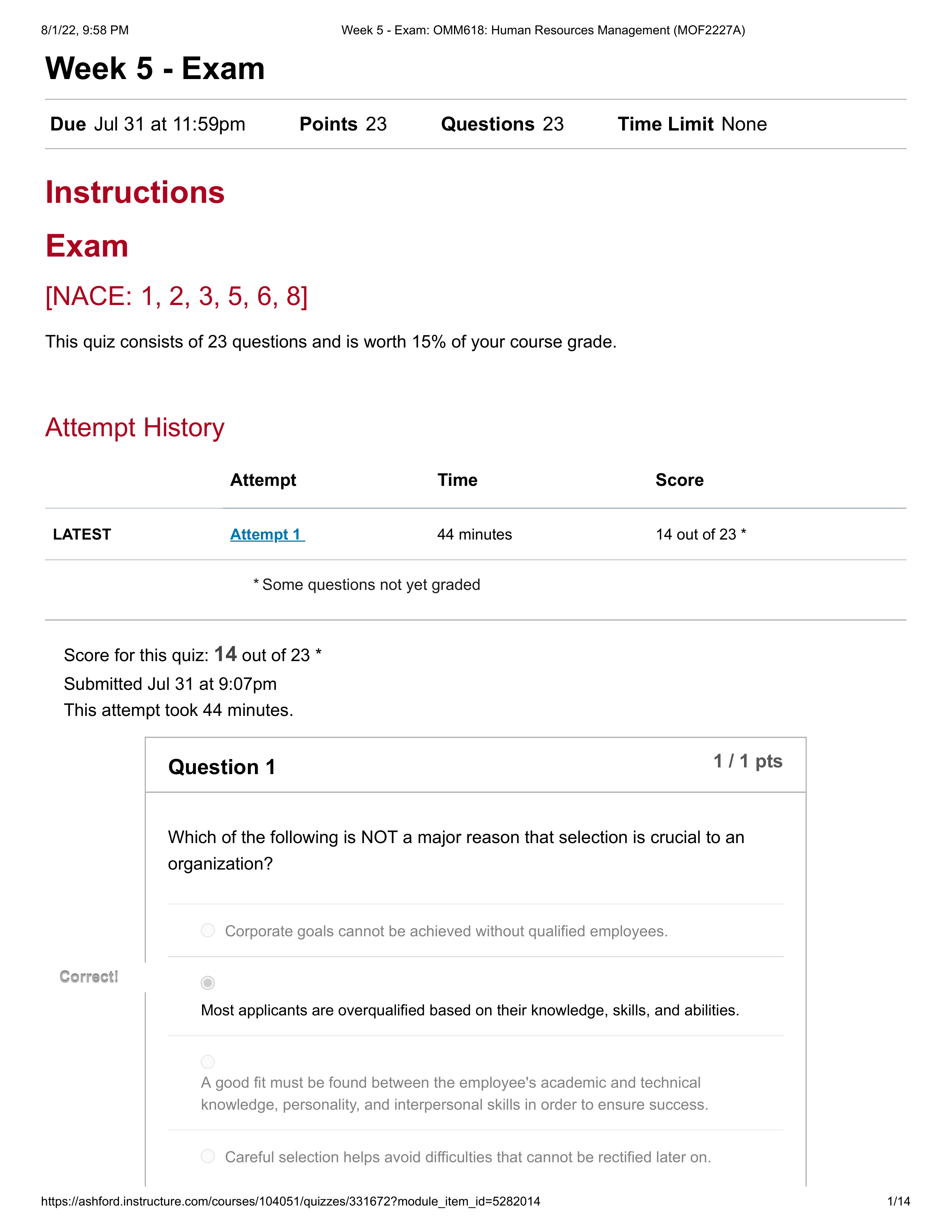 OMM618Week 5 Exam.pdf_ddojzwp9xaa_page1