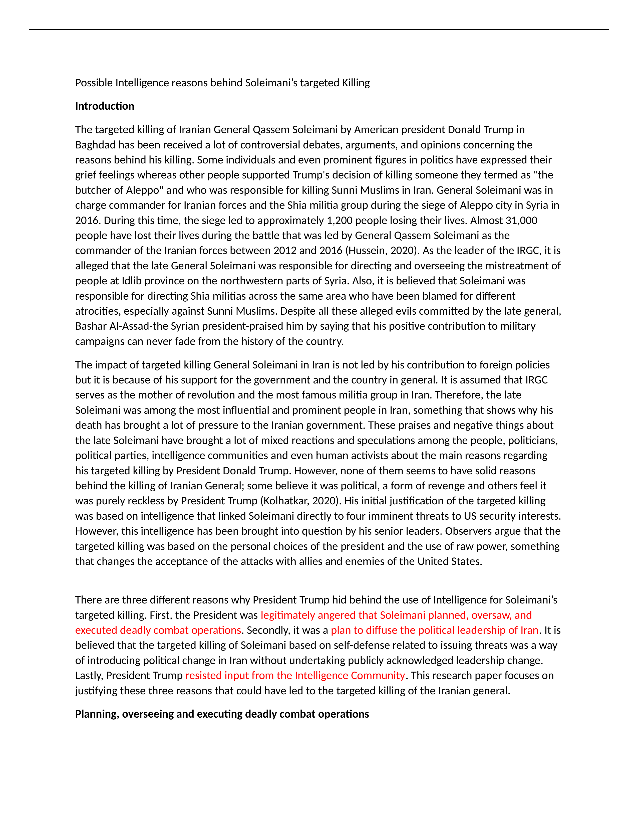 Possible Intelligence reasons behind Soleimani Targeted Killing.edited.docx_ddppck0sjy0_page1