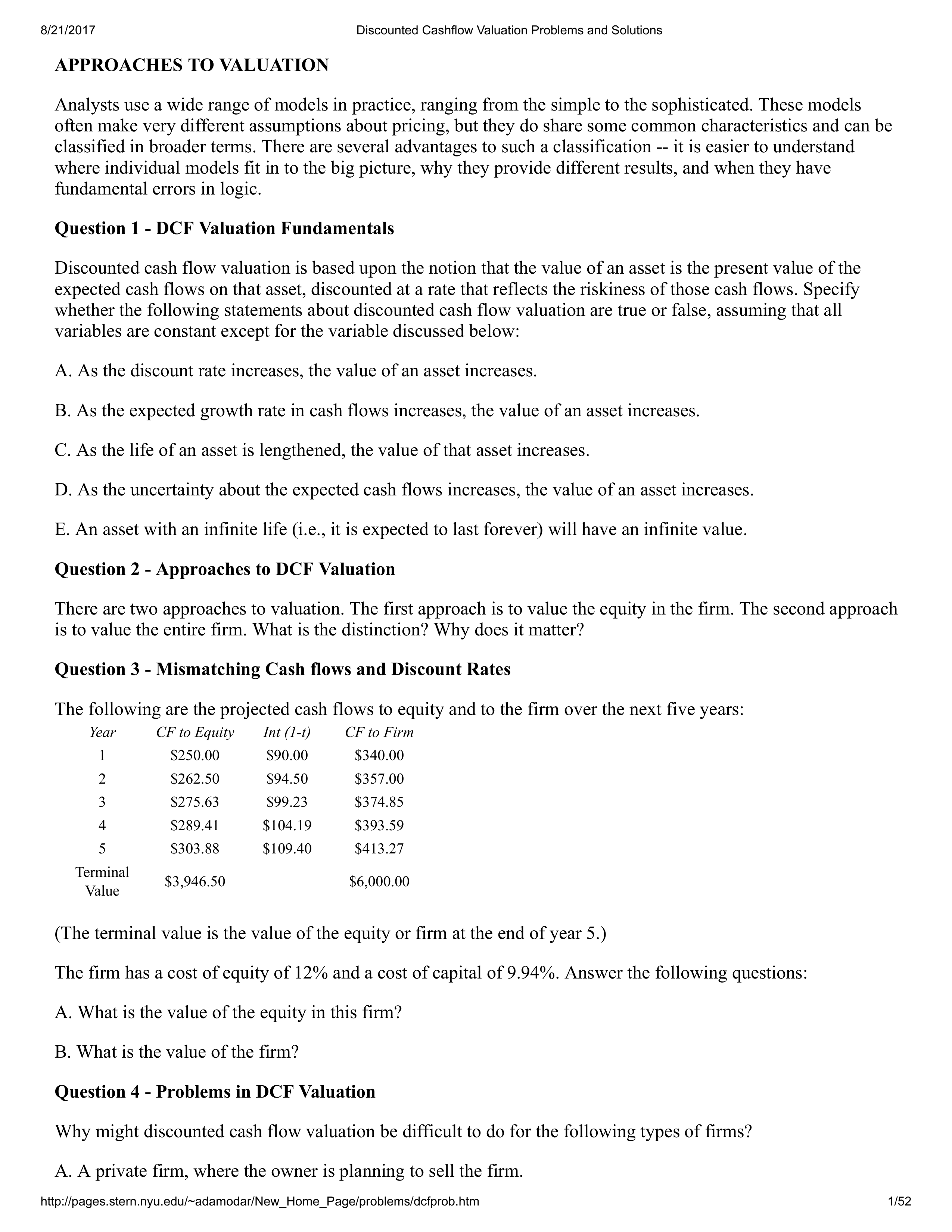 Discounted Cashflow Valuation Problems and Solutions.pdf_ddqt75kcoo1_page1