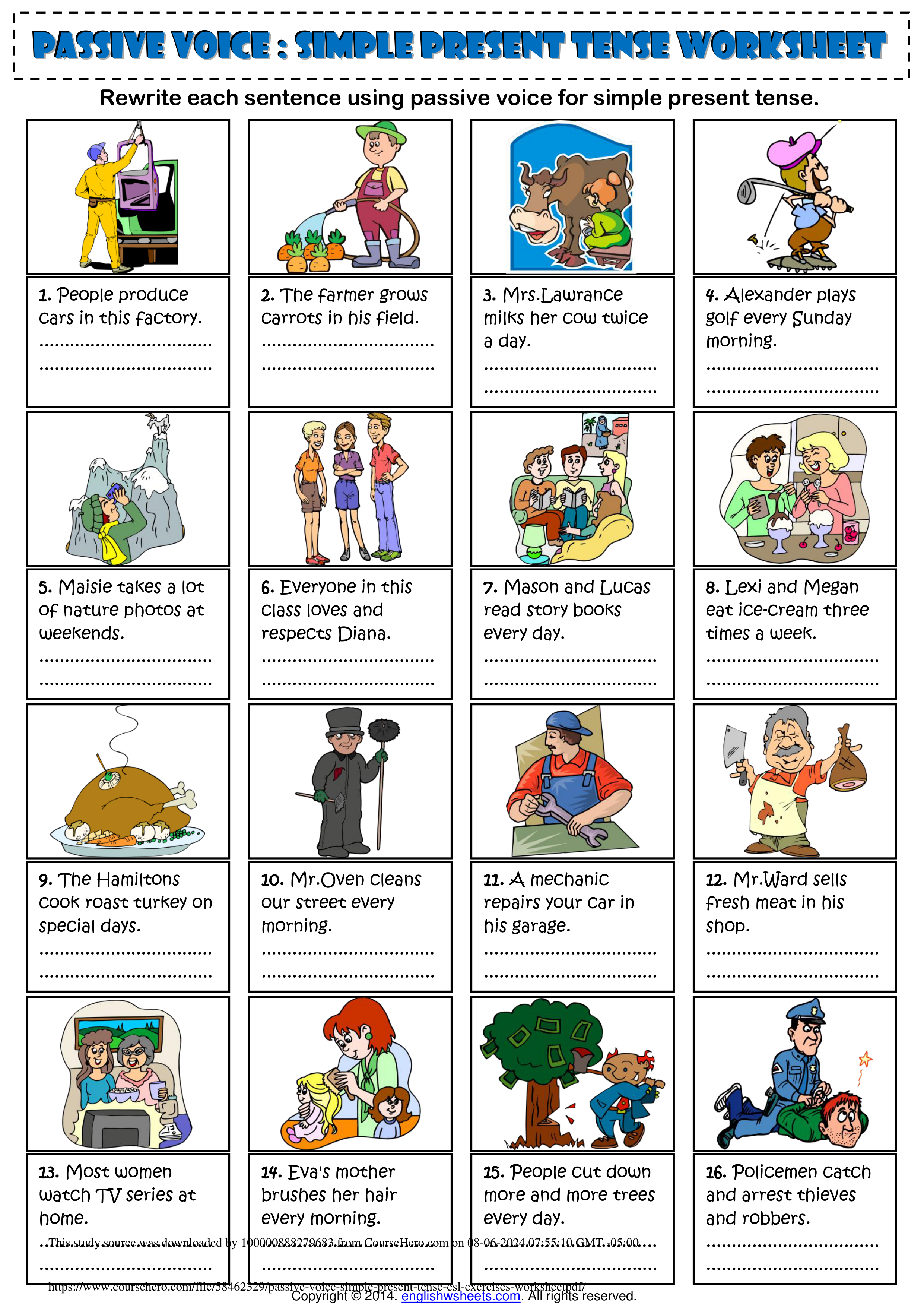 passive voice simple present tense esl exercises worksheet.pdf_ddxyfa6pvp7_page1