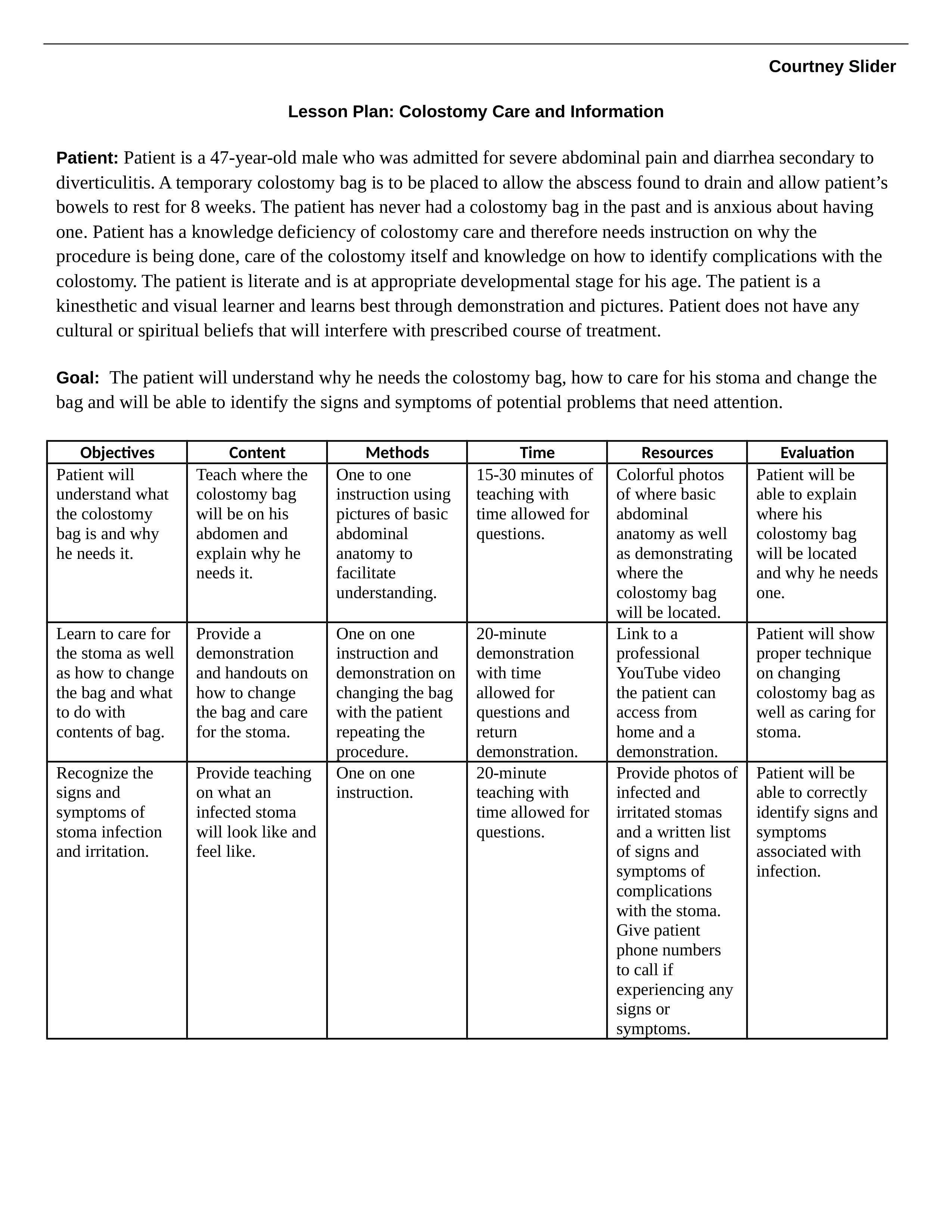 Colostomy Care Teaching Plan.docx_de5n97is10j_page1