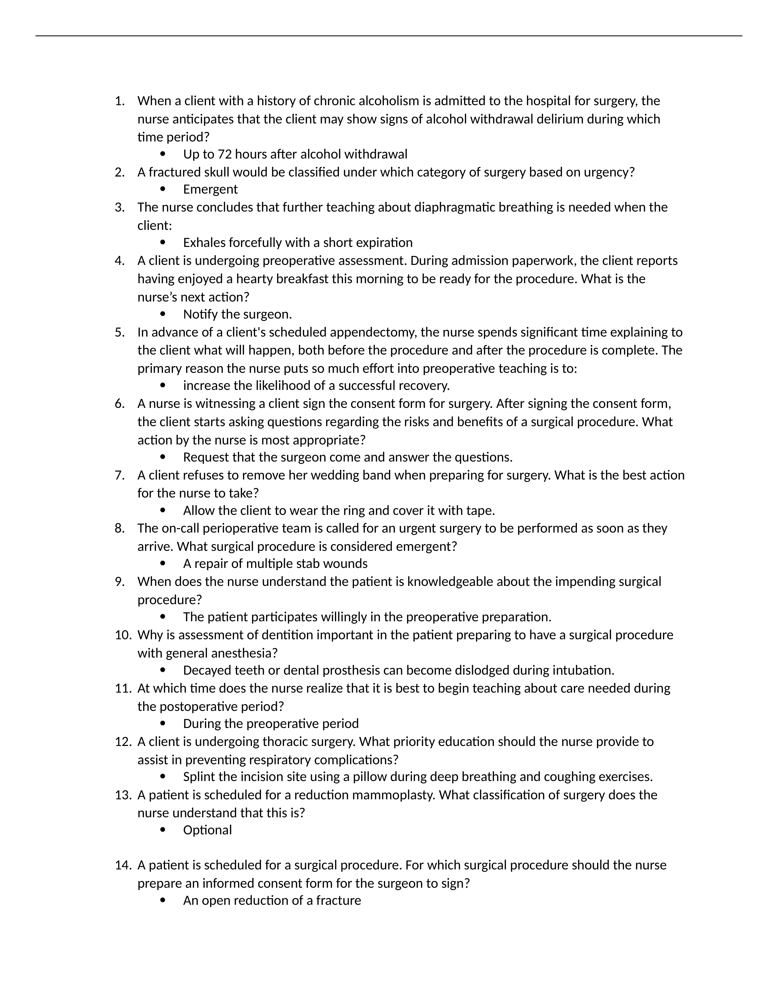 MedSurg - Chapter 17 Preoperative Nursing Management.docx_ded6v0sn0ln_page1