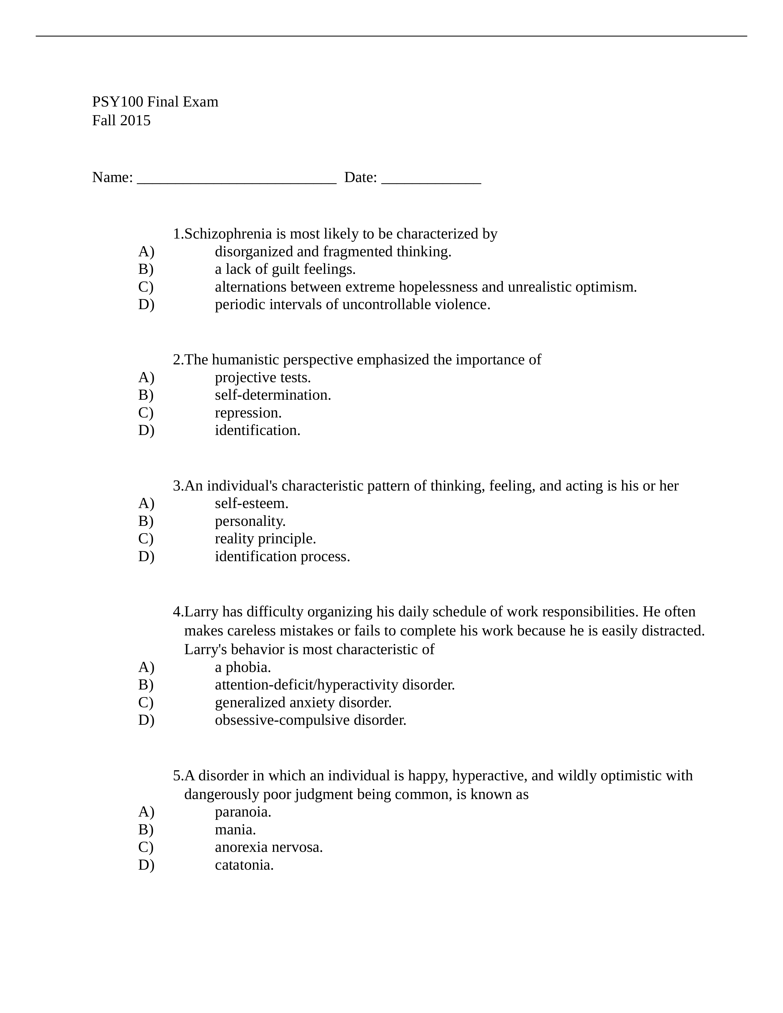 PSY100 Exam 3 - Fall 2015 (1)_deow3k2bgic_page1