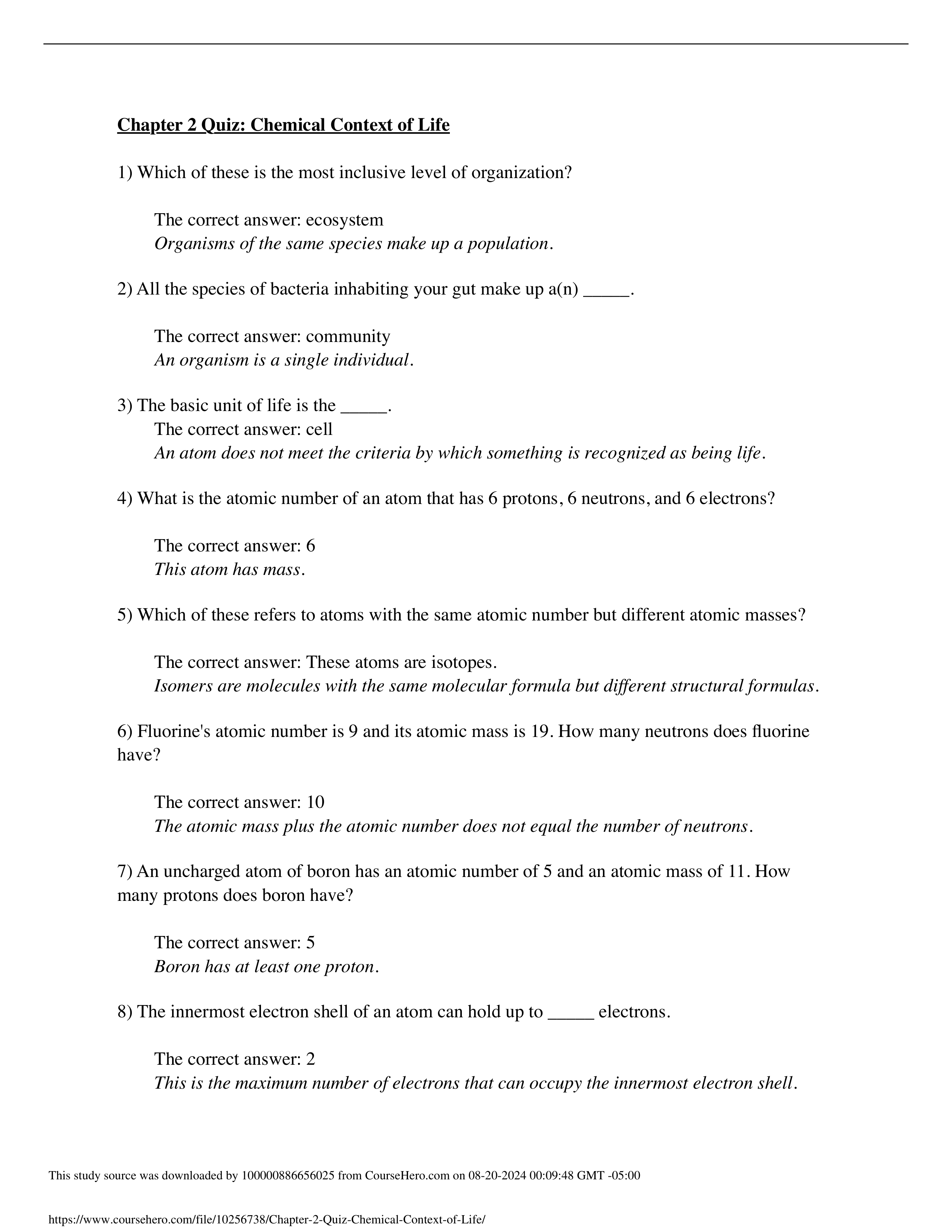 Chapter 2 Quiz- Chemical Context of Life_df3ztbtfsgc_page1