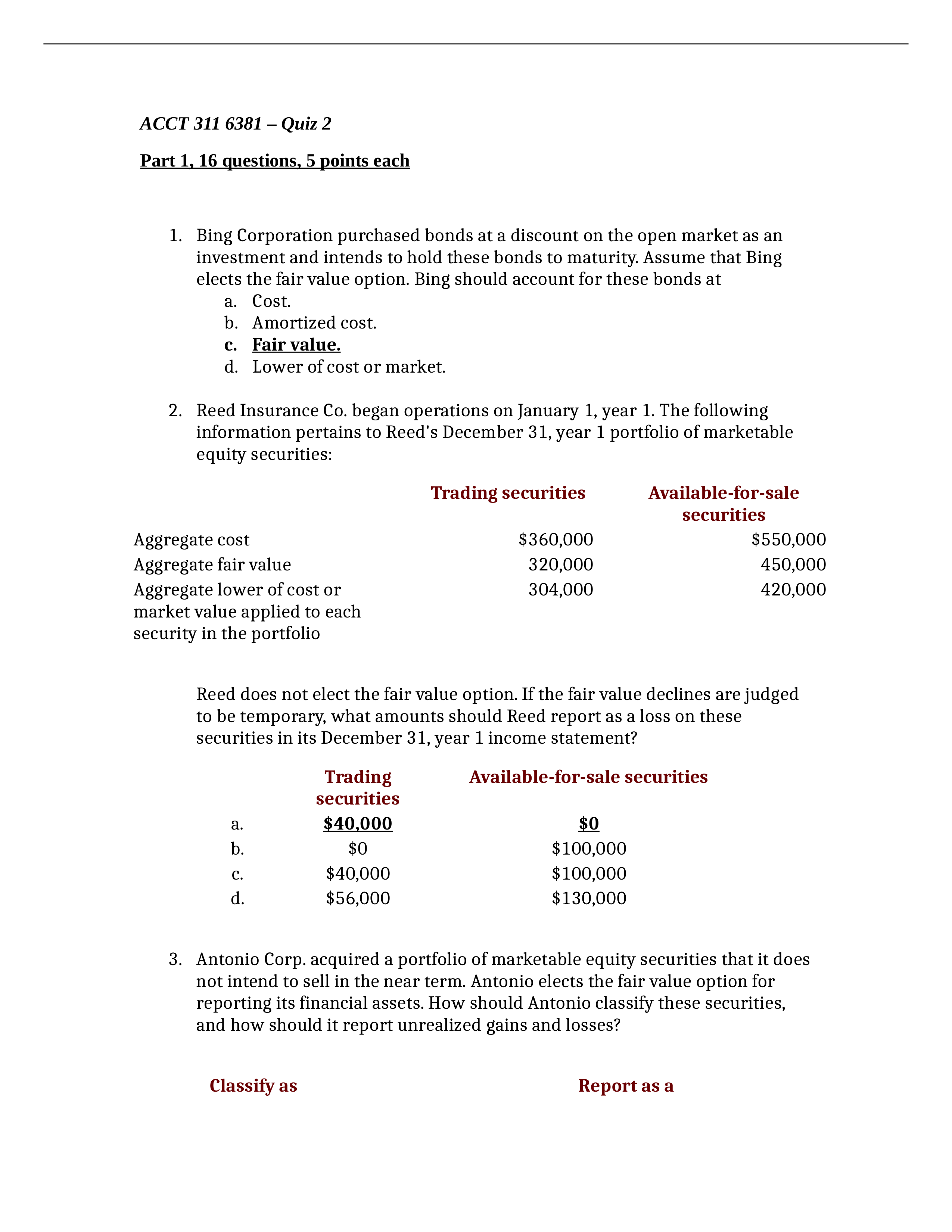 ACCT 311 6381 - Quiz 2 Parts 1 & 2_dg2mzh8vz95_page1