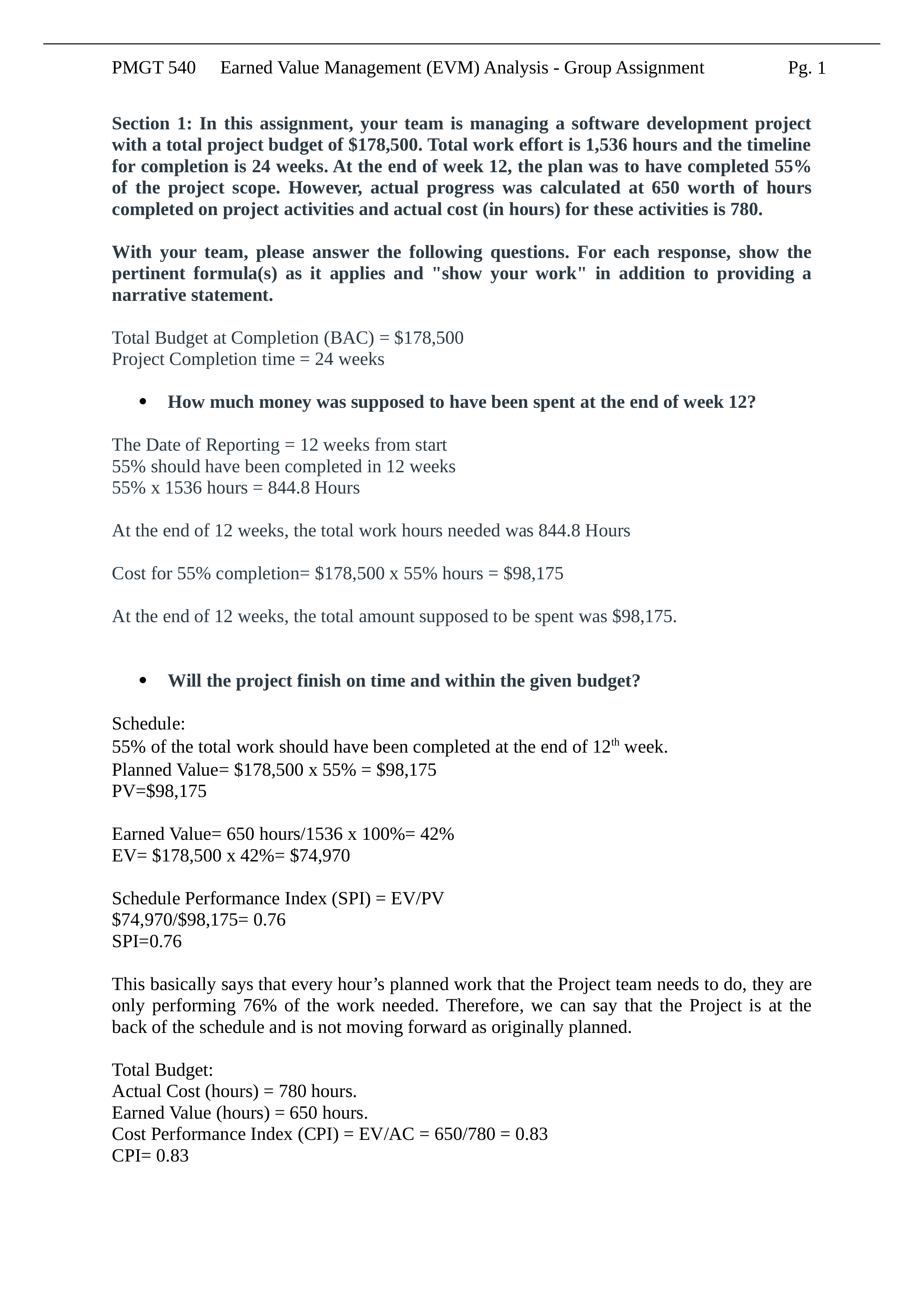 Earned Value Managment (EVM) Analysis - Group Assignment final.docx_dg9thrumoot_page1