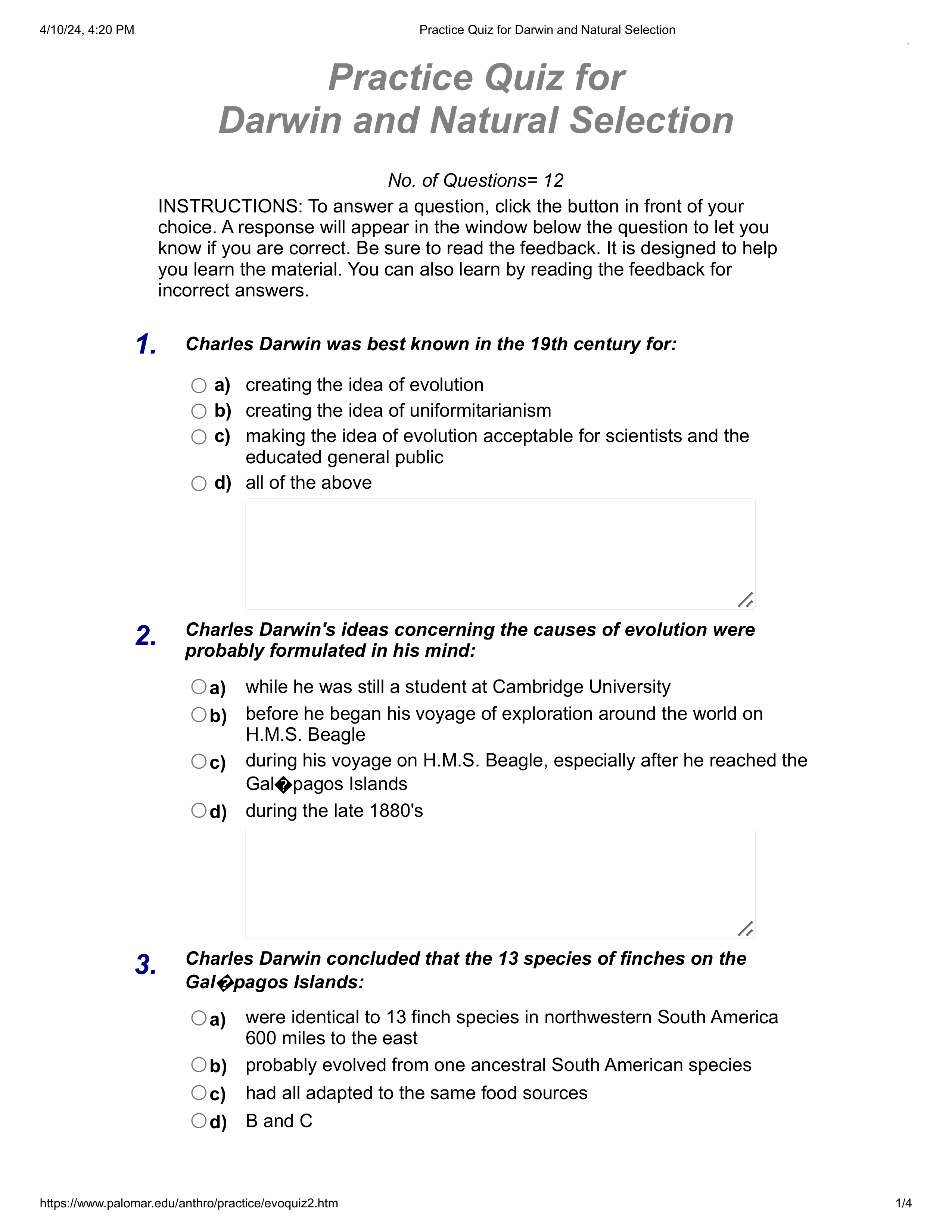 10_Practice Quiz for Darwin and Natural Selection.pdf_dgayy8afdxp_page1