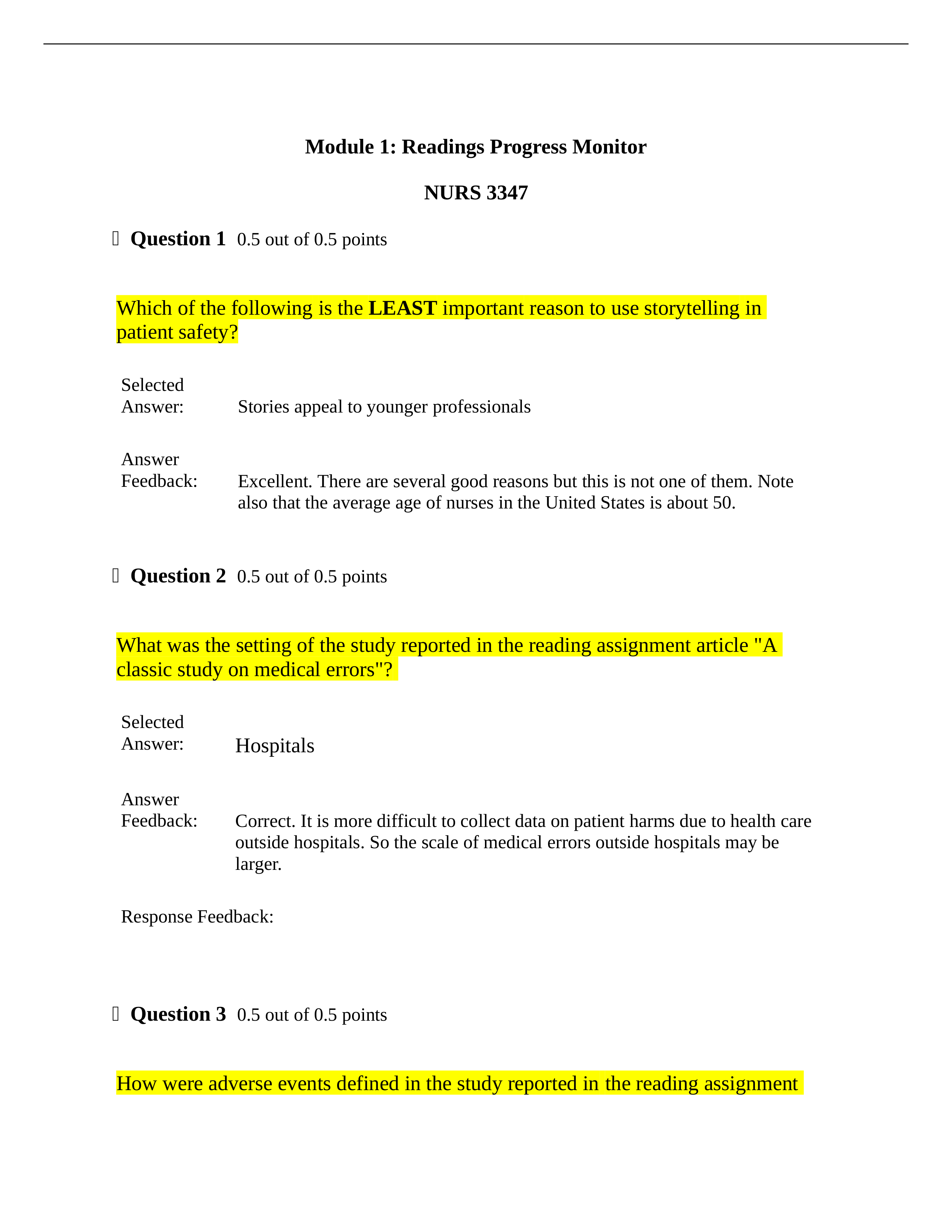 NURS 3347 Quiz Module 1 Readings Progress Monitor.docx_dgb5hsw0brj_page1