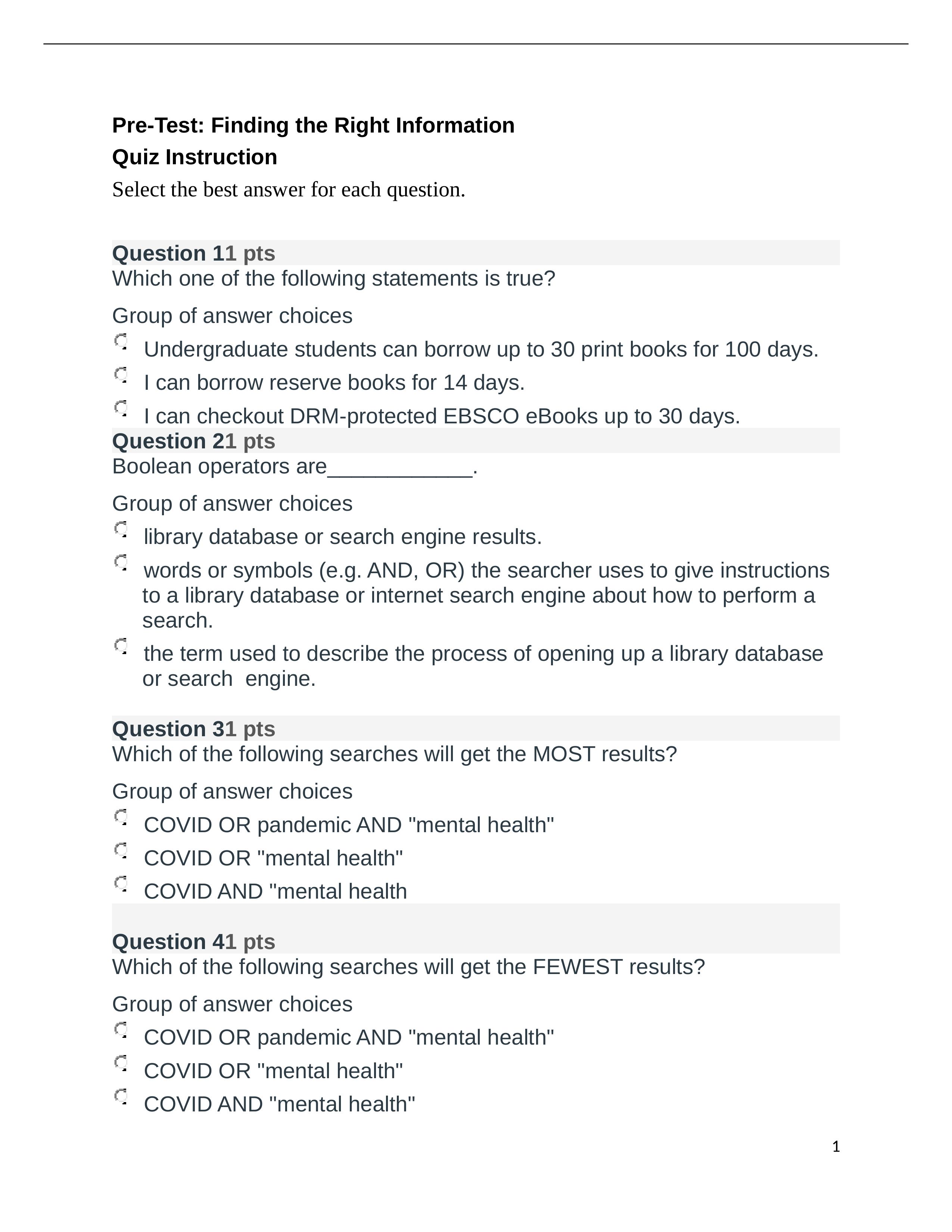 Pre Test Finding the Right Information.docx_dgshsdw8sla_page1