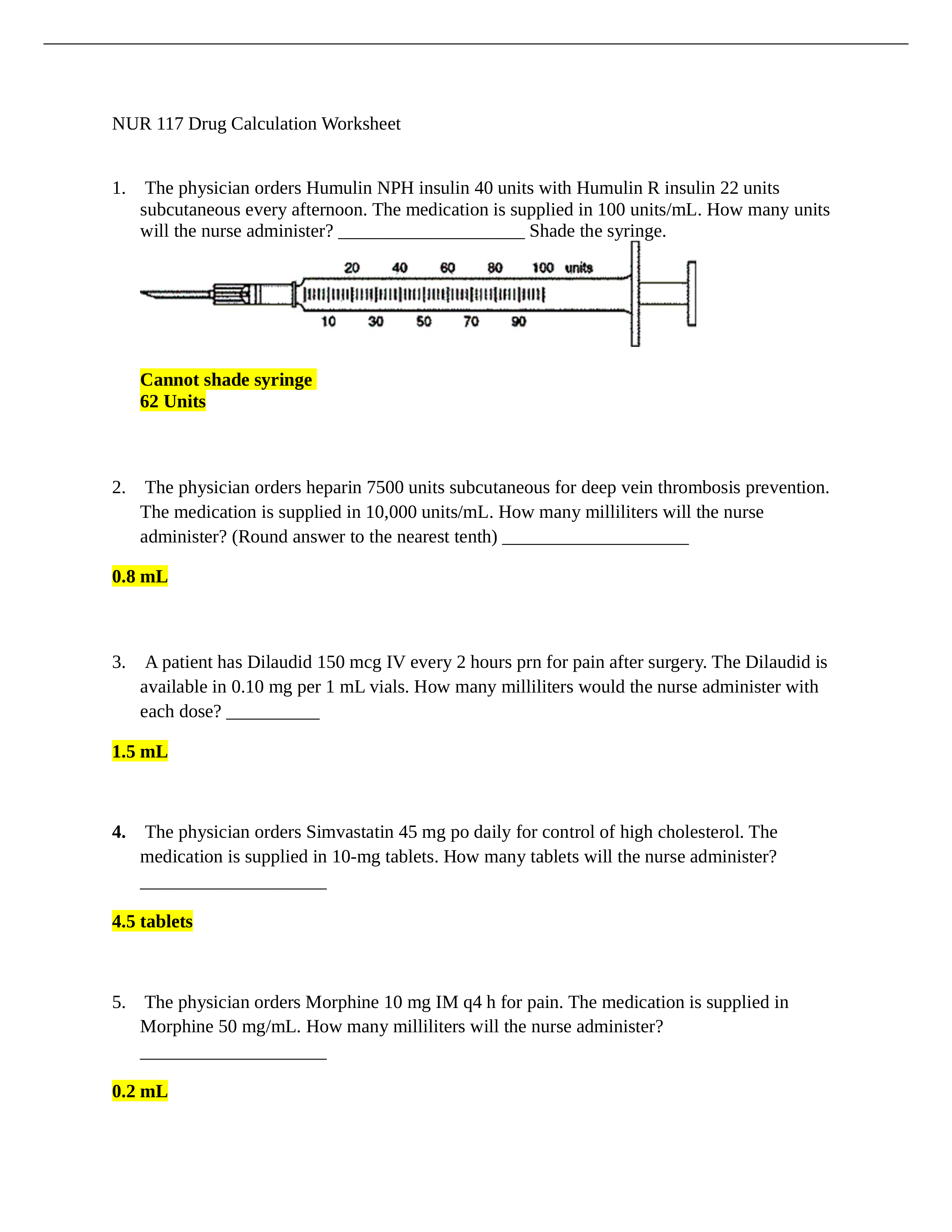 NUR 117 Drug Calculation Worksheet_dgvh66i79dt_page1