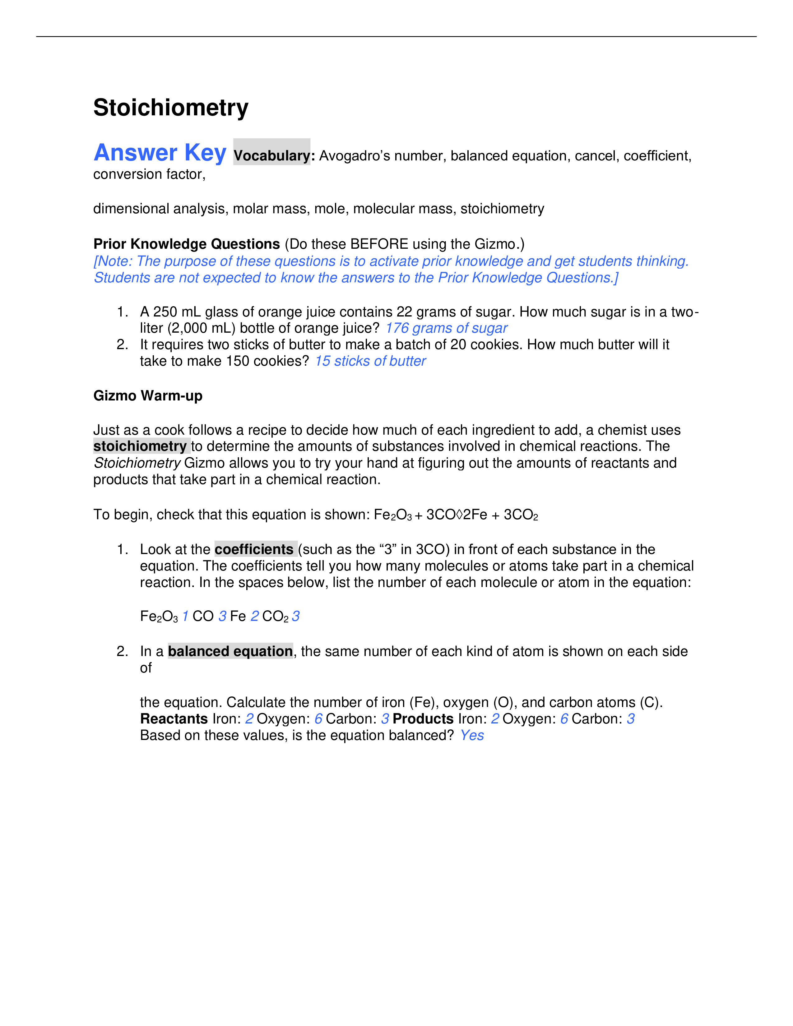 Stoichiometry gizmo key .pdf_dh1dwwiexn4_page1