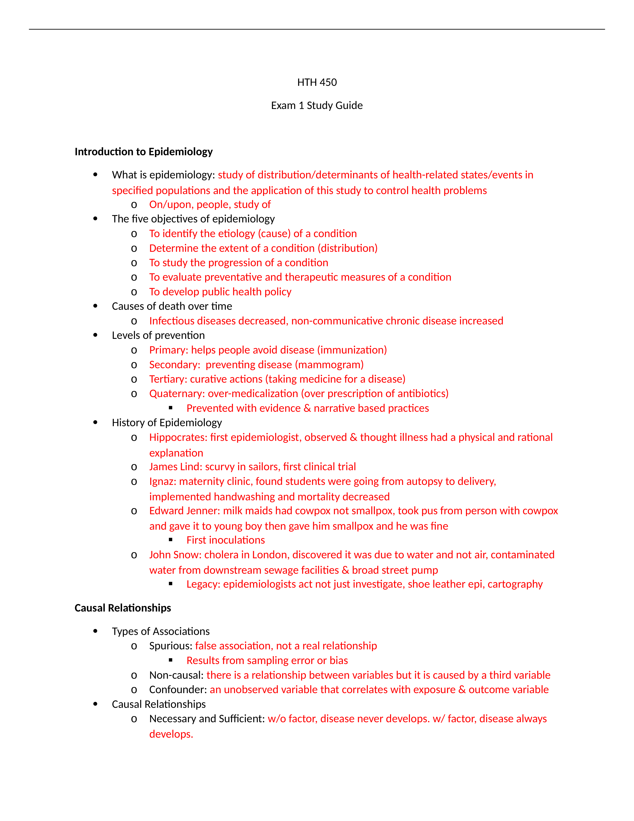 HTH 450 Exam 1 Study Guide.docx_dhd01yrny4g_page1