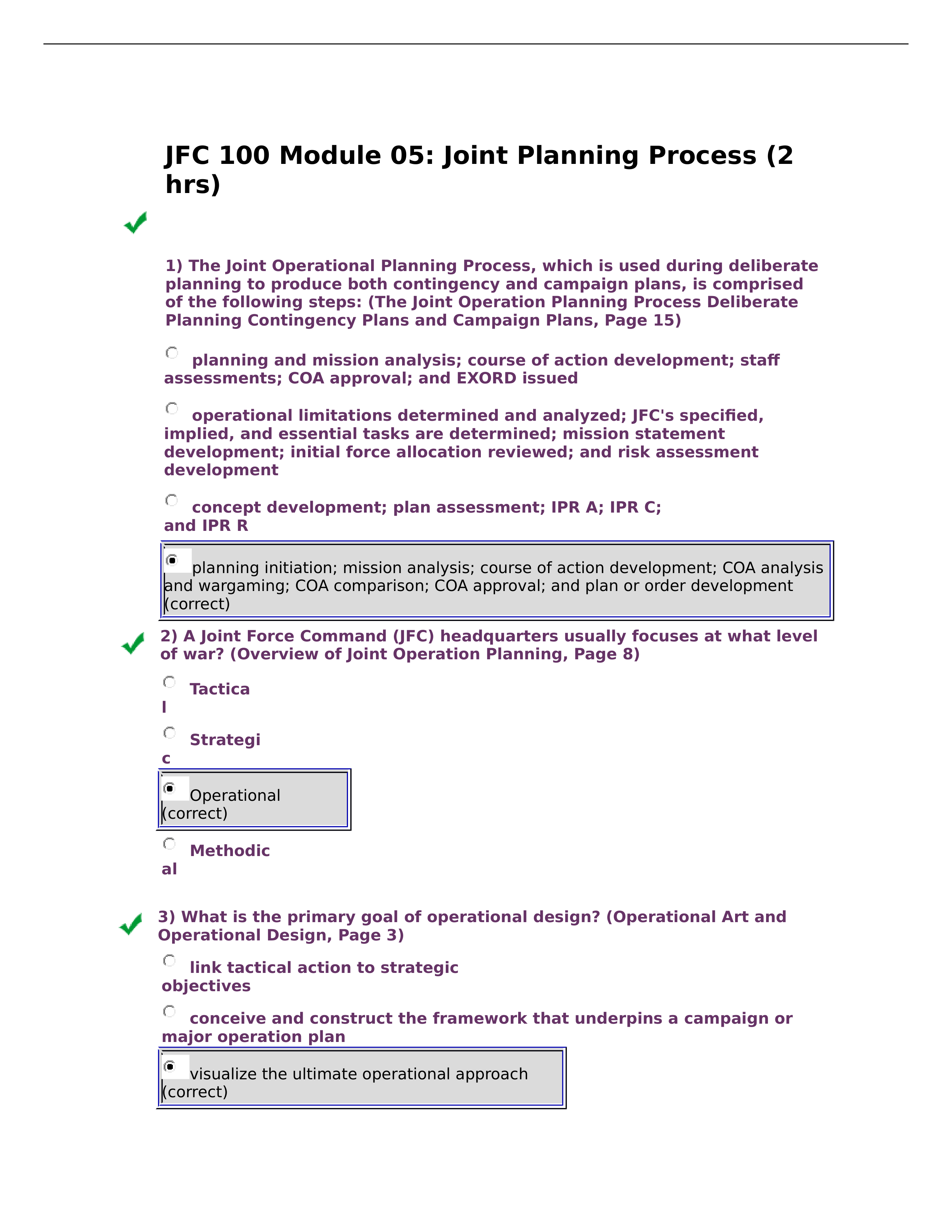 JFC 100 Module 05. Joint Planning Process .docx_dhdq2z9e4vw_page1