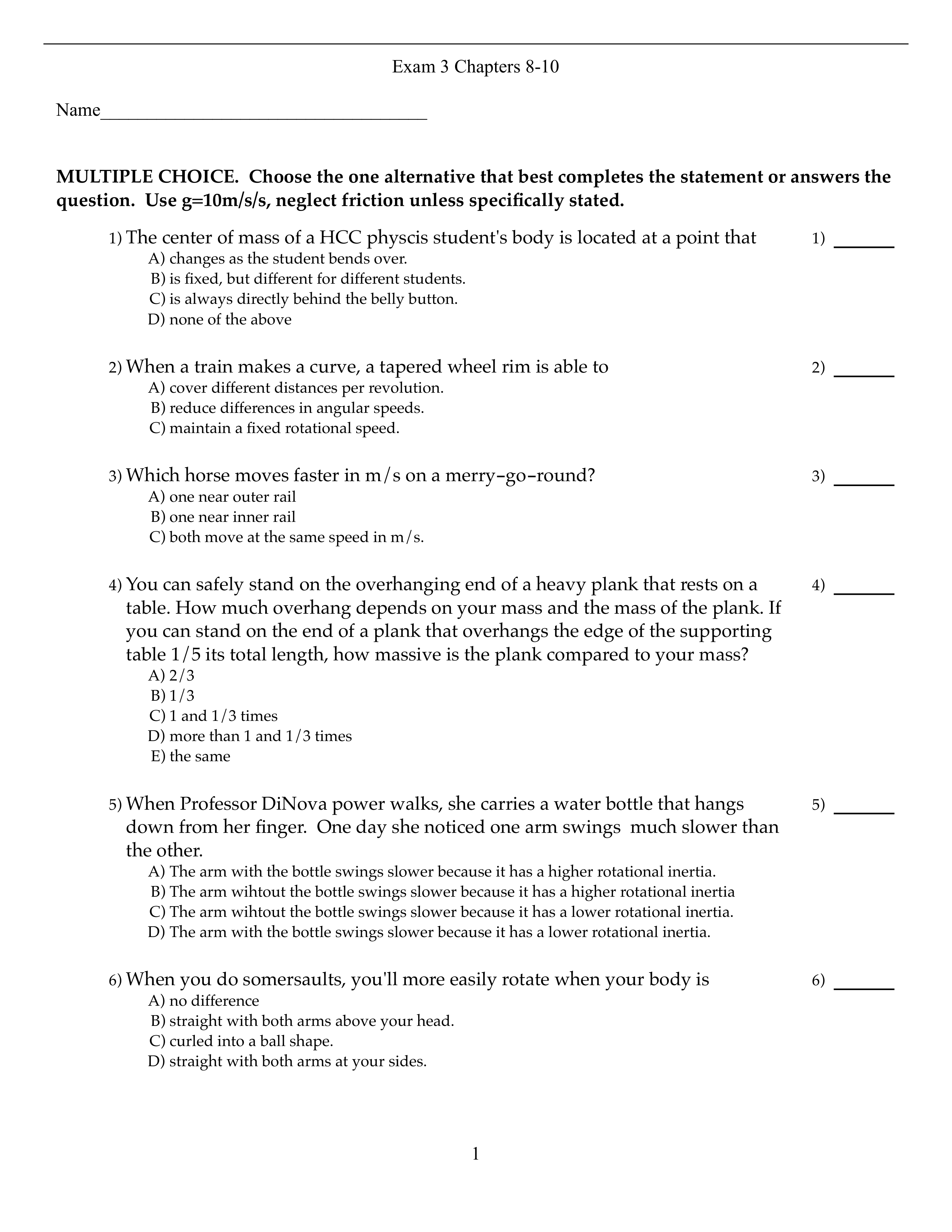 3 - 15SU phy 1025 Exam 3 with key.pdf_dhsfbk1rb1n_page1