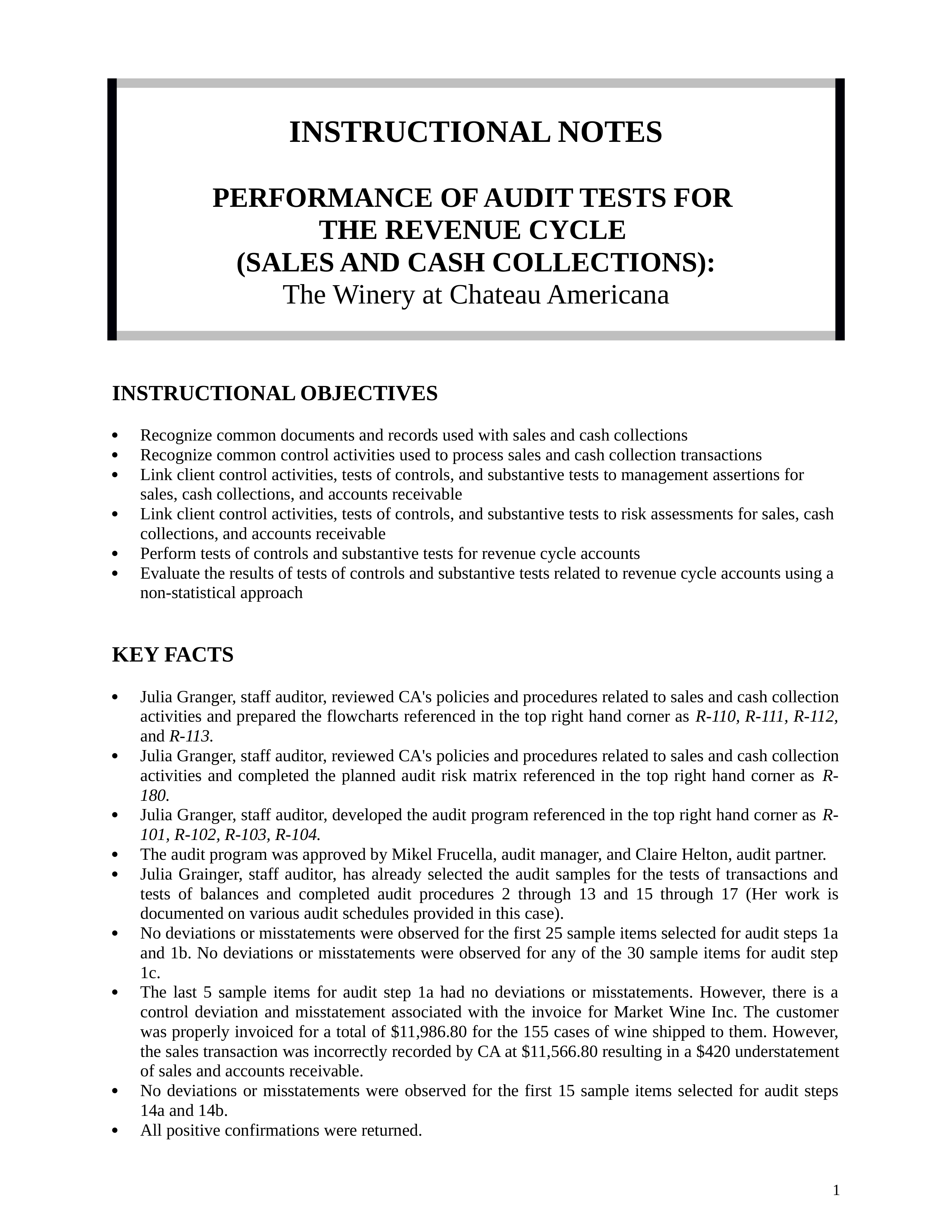 Performance of Audit Tests 3rd Edition_dhsjh9a7279_page1