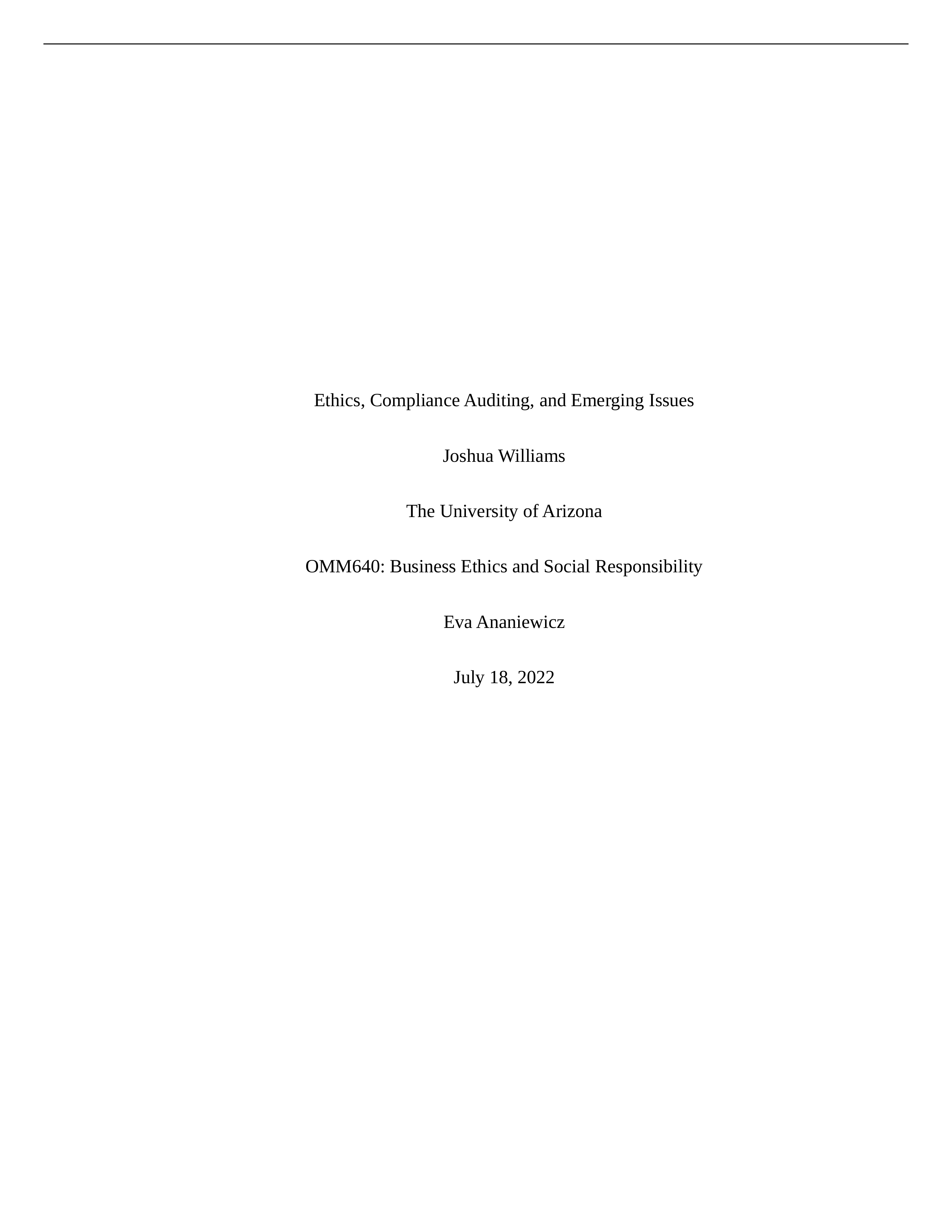 Ethics, Compliance Auditing, and Emerging Issues Wk 6 Final Paper.docx_dhw0piarsx6_page1