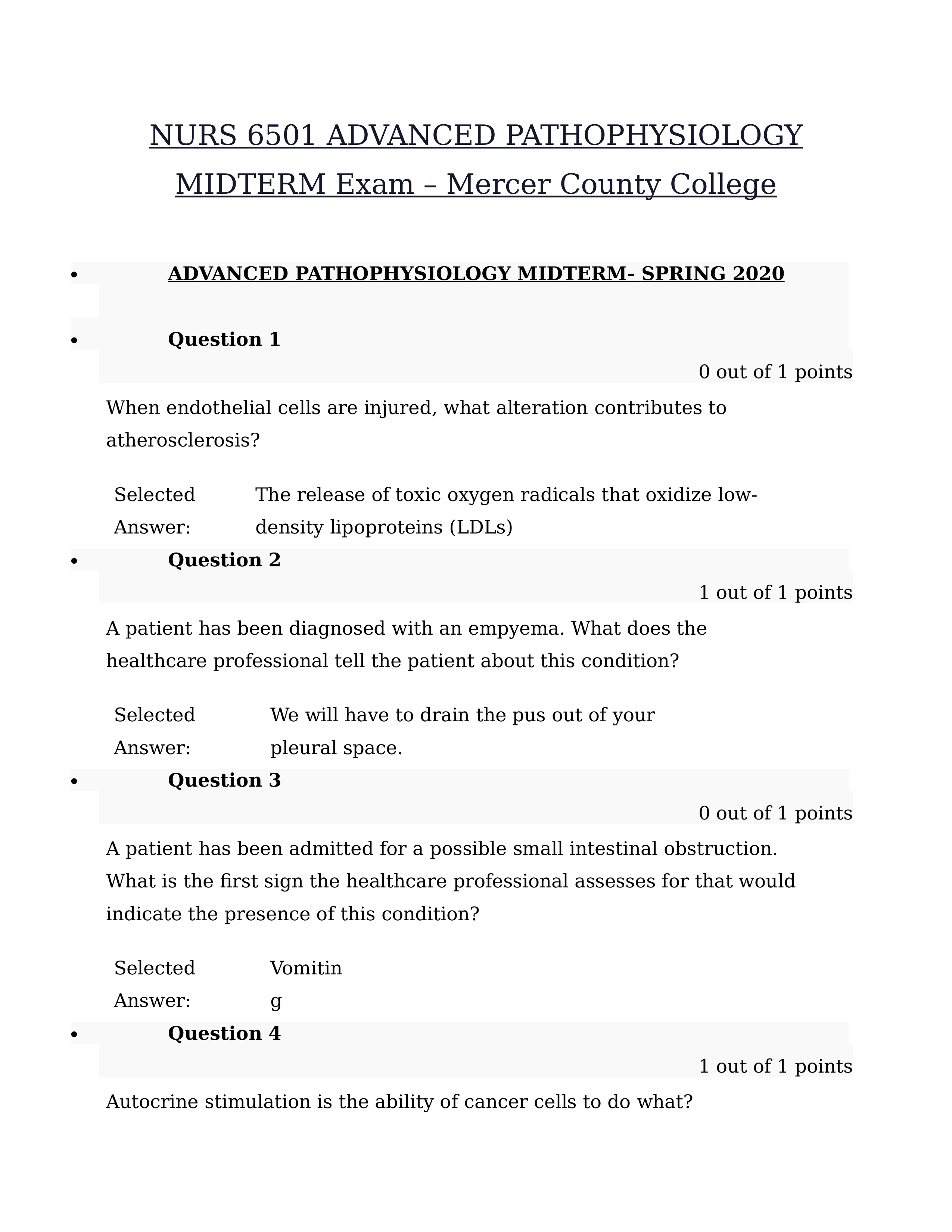 NURS 6501 ADVANCED PATHOPHYSIOLOGY MIDTERM Exam - Mercer County College.docx_di5pkxjfhi4_page1