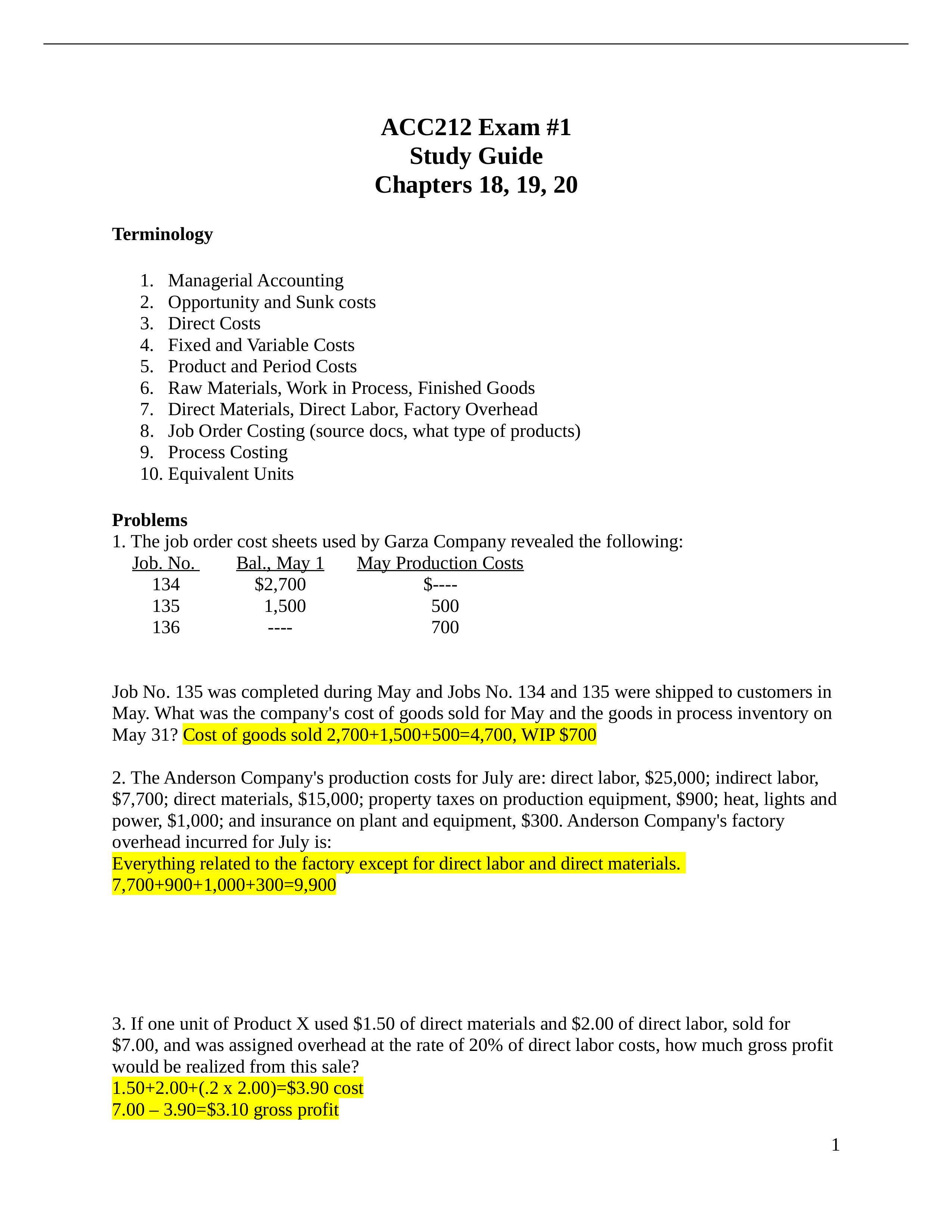 ACC212 Study Guide Solutions Exam 1 Fall 2014_di86c5eguru_page1