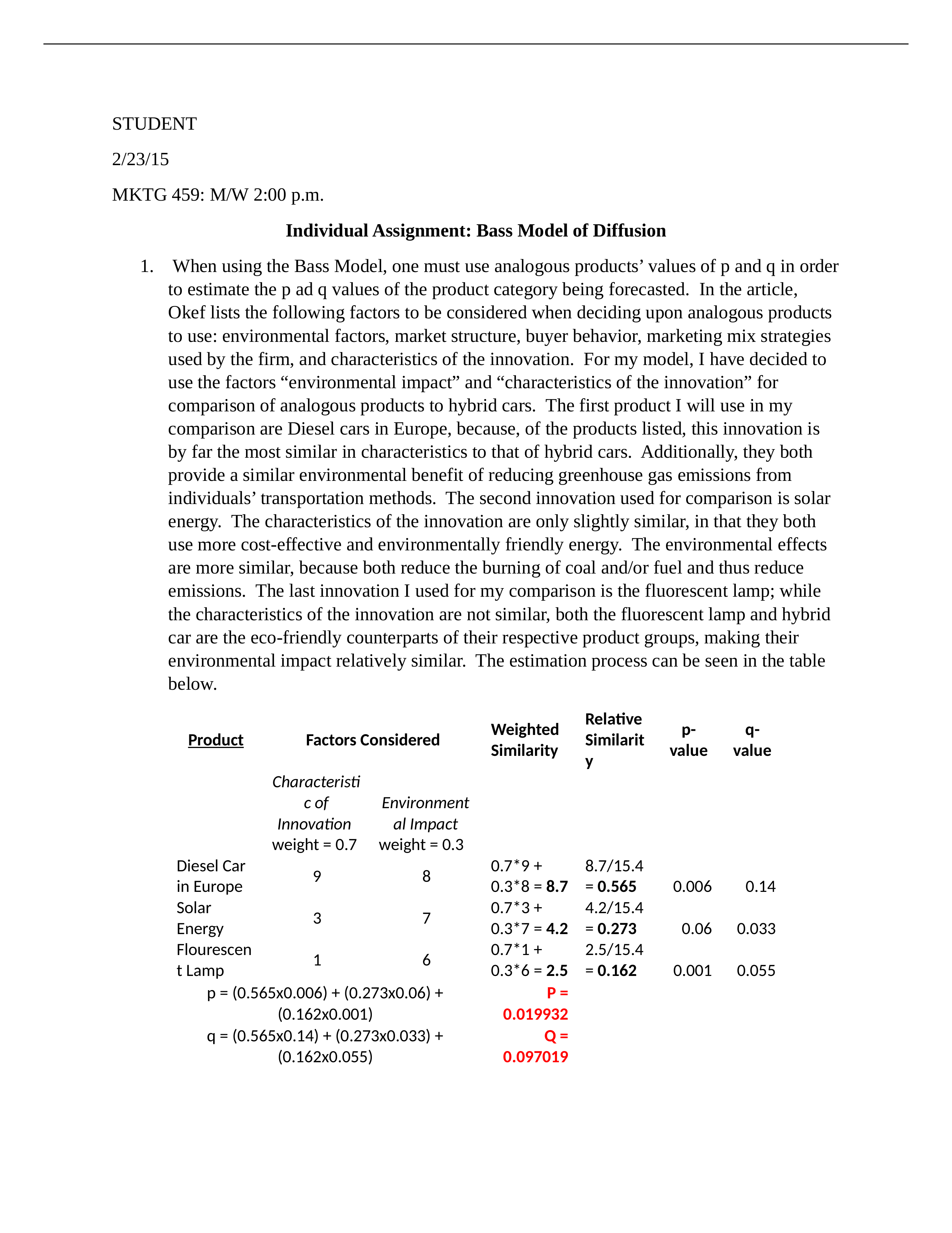 Individual Assignment: Bass Model Spreadsheet_dinxzxkc9k9_page1