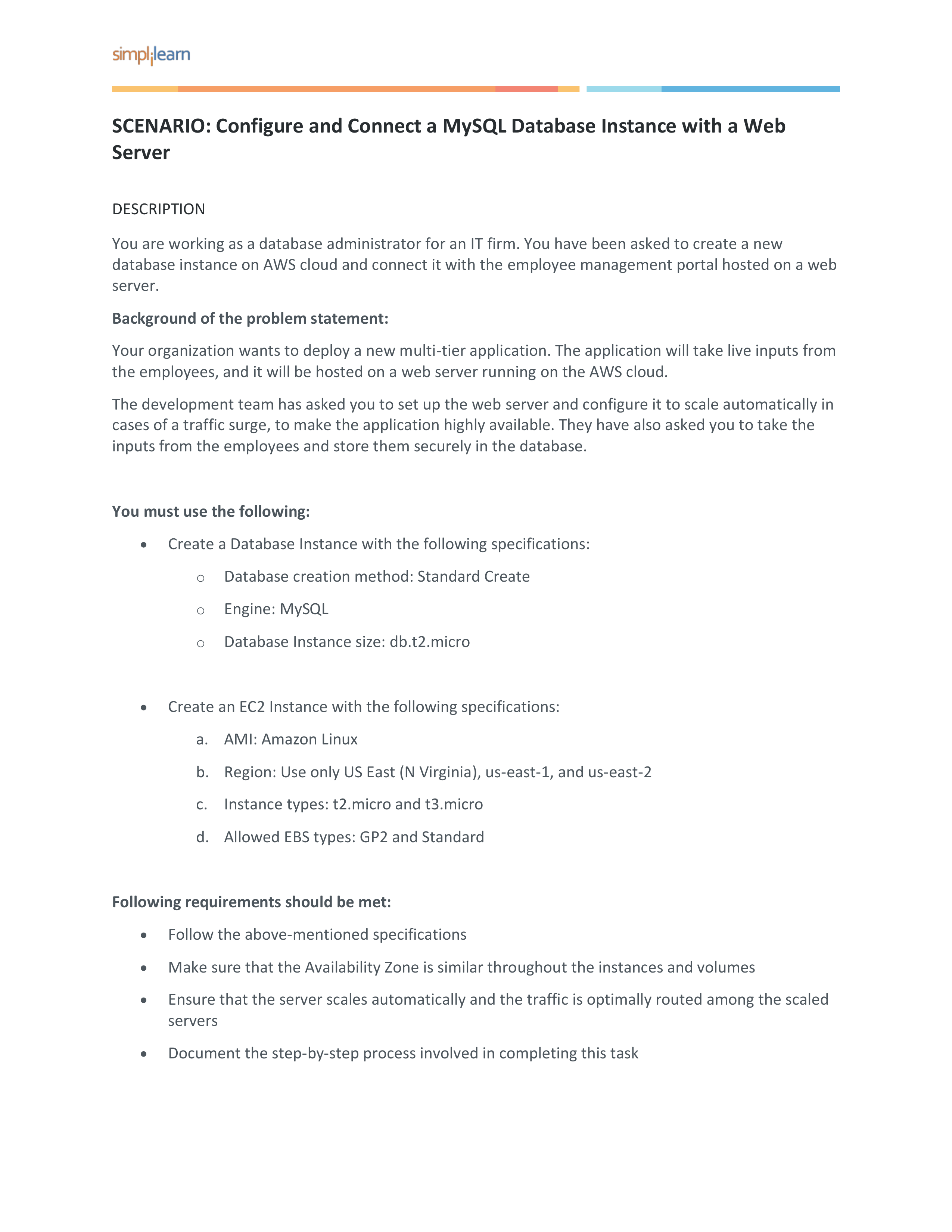 Configure and Connect a MySQL Database Instance with a Web Server.pdf_dj89u89p437_page1