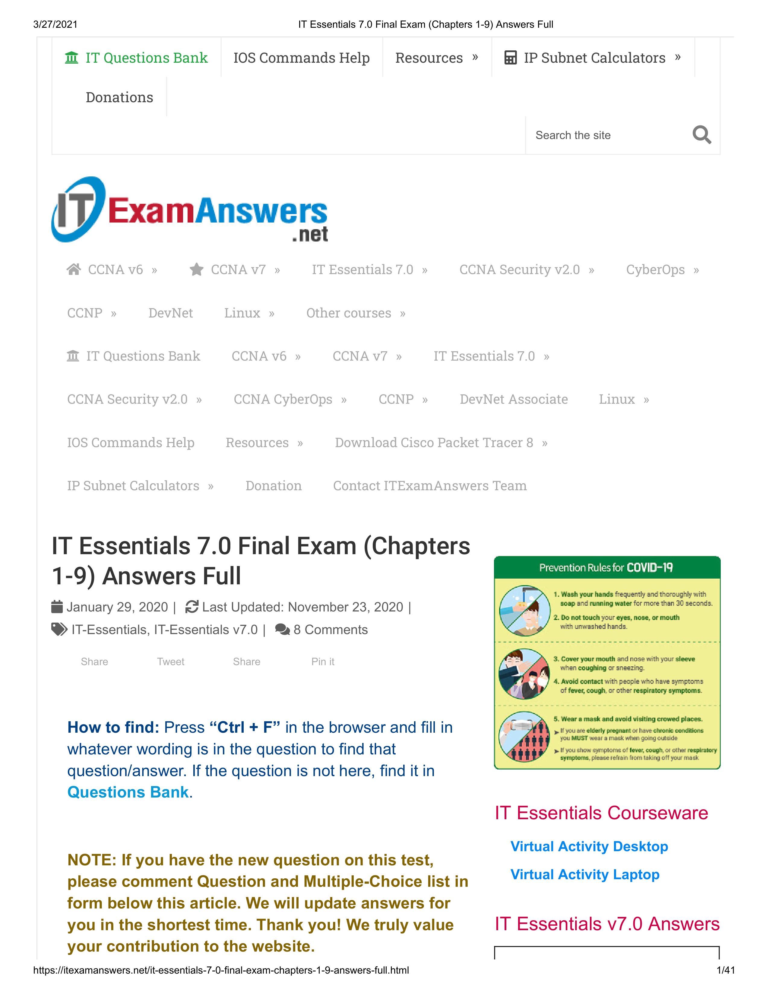 IT Essentials 7.0 Final Exam (Chapters 1-9) Answers Full.pdf_djao3kg60h2_page1