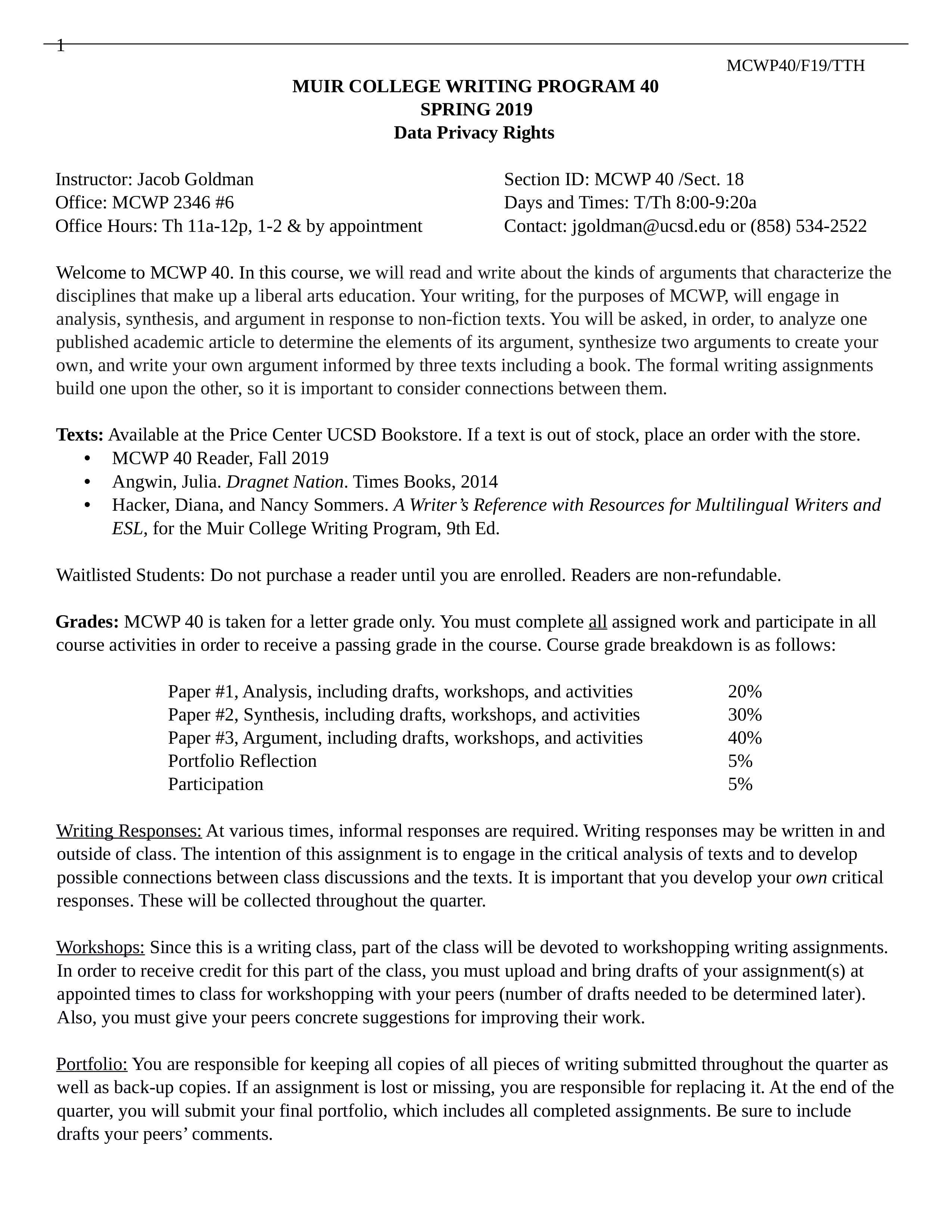 40 Syllabus TTH F19 018-1.docx_djco5a9d5fc_page1