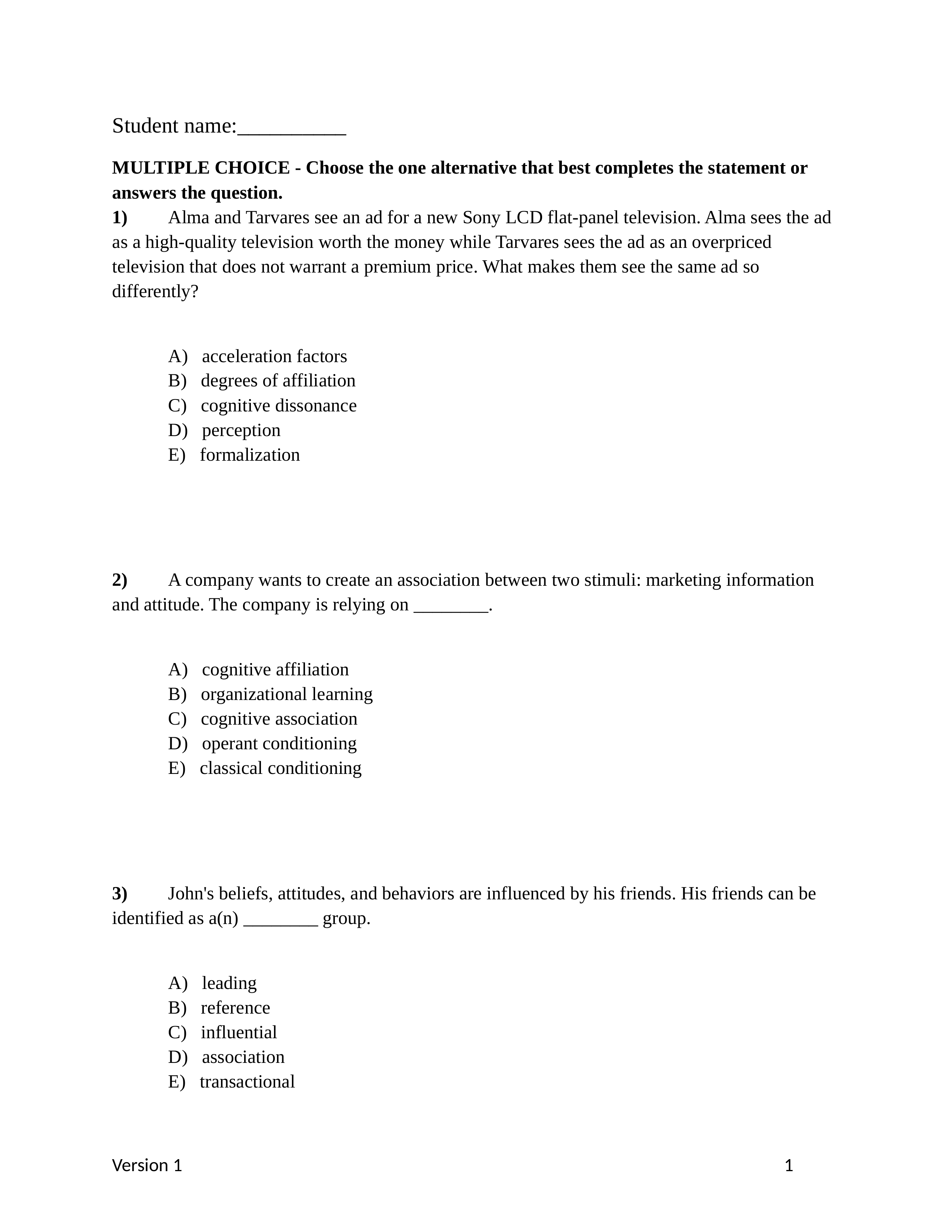 MKT 531 Exam Two Sample Questions (1).docx_djdx8mtgj46_page1