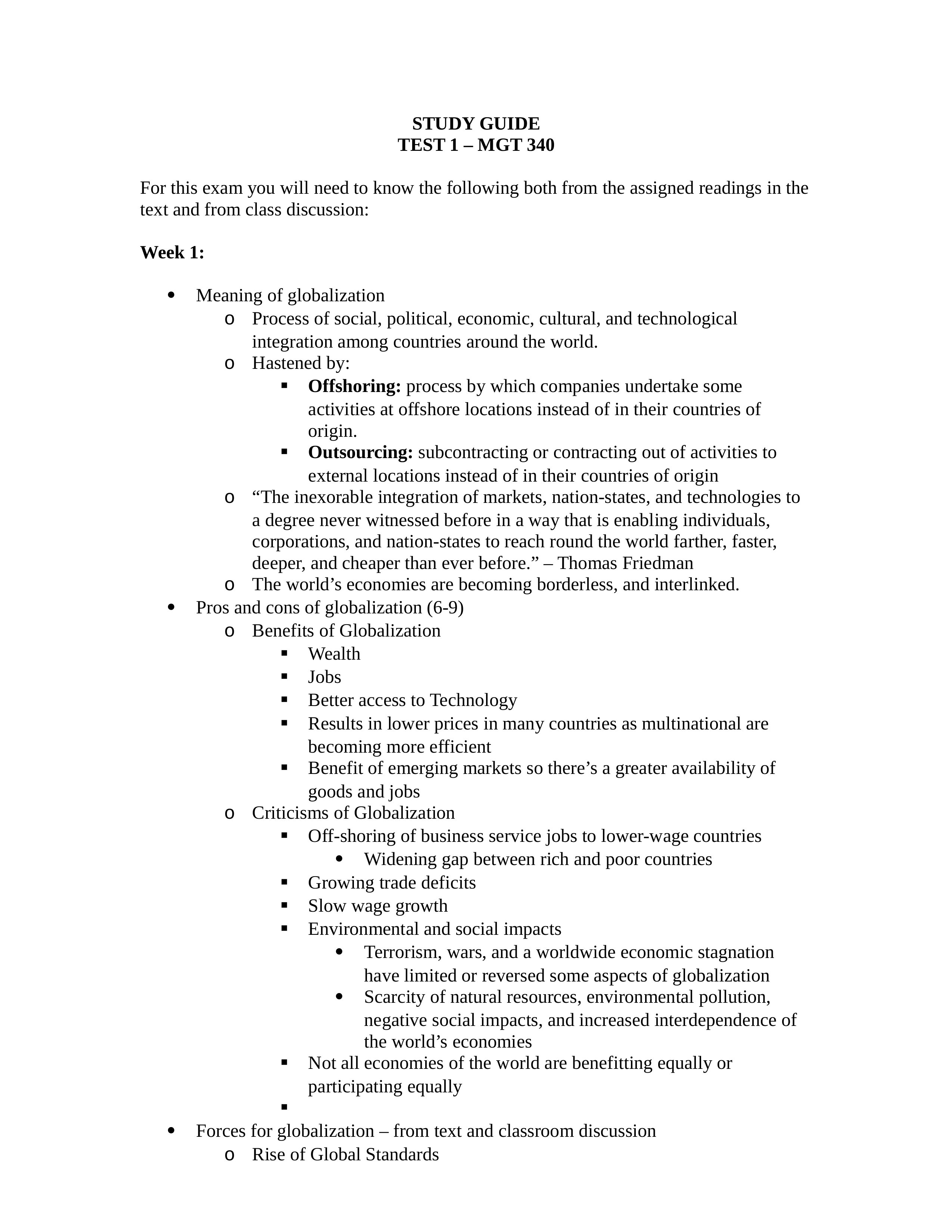 MGT 340 - Study Guide Exam 1_djgjringoox_page1