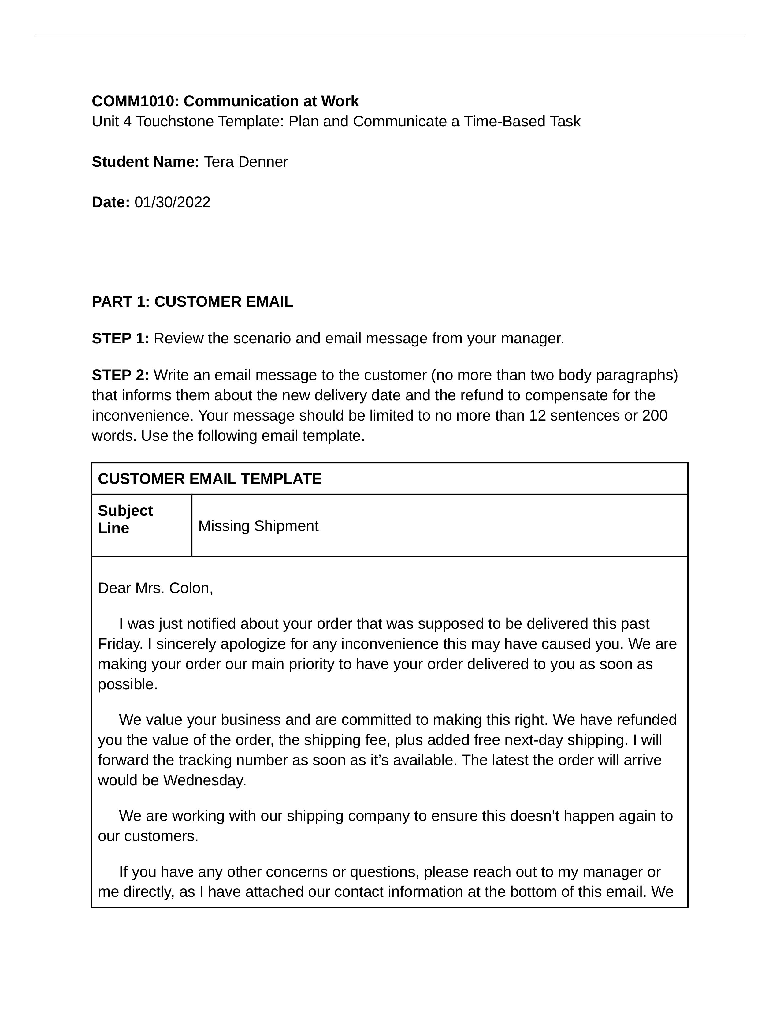 Commwork for Unit 4 Touchstone - Communication at Work.docx_djka9pmu4o4_page1