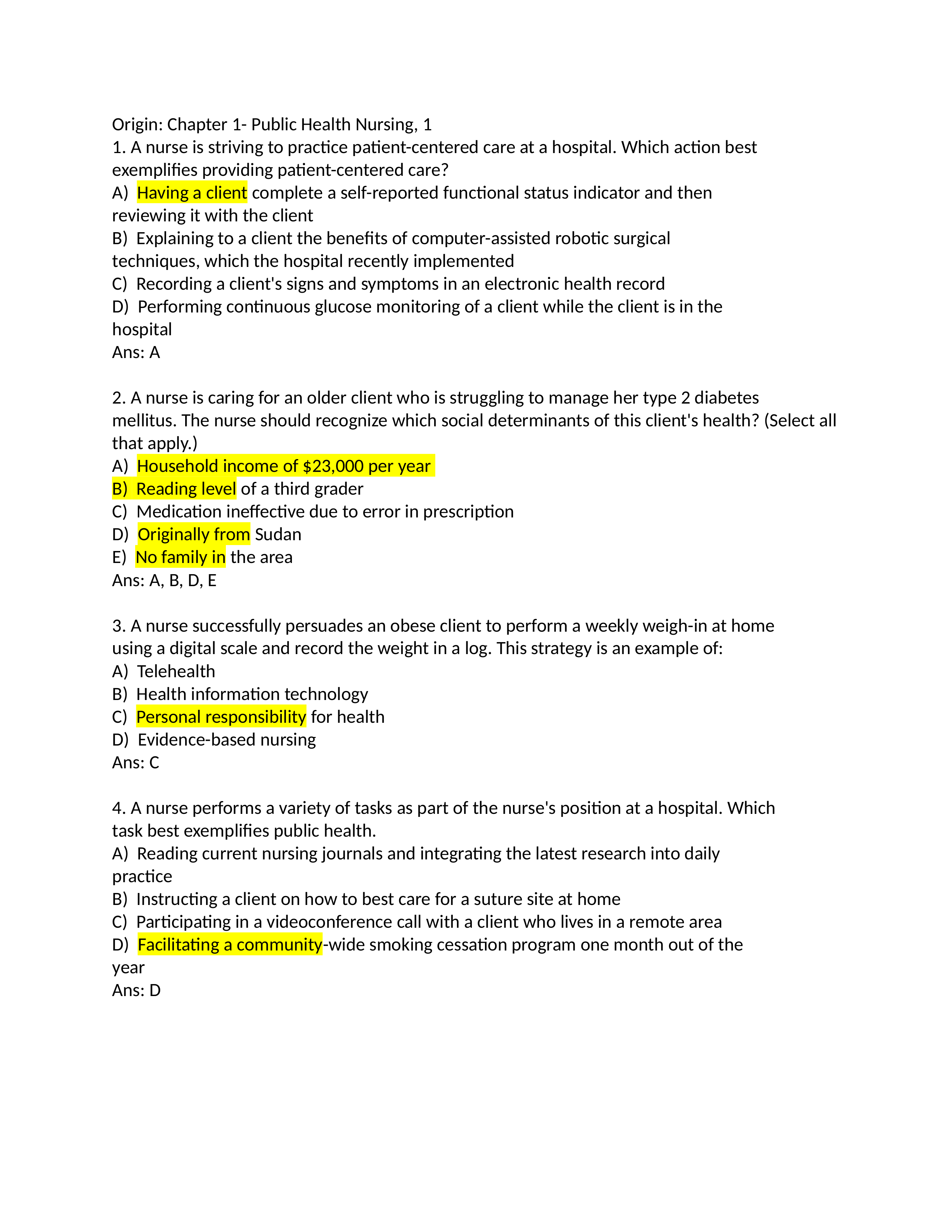 COMMUNITY HEALTH CHAPTERS 1-7 QUIZLETS.docx_djmtxbjs19v_page1