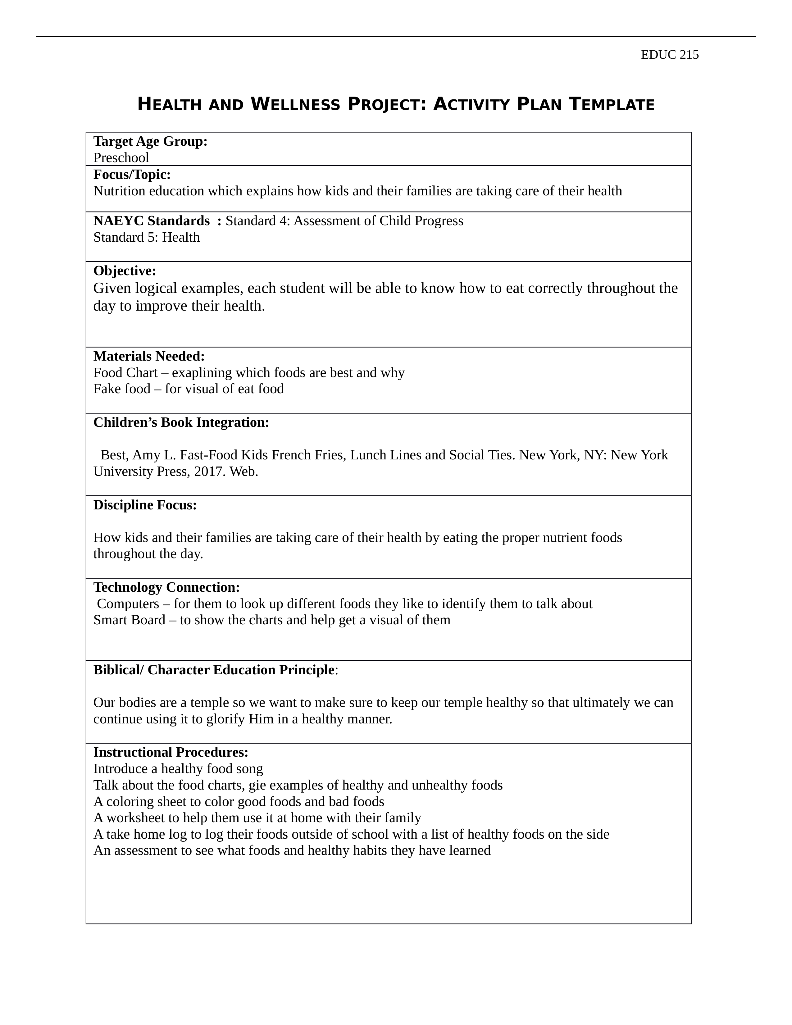 Health and Wellness Project Activity Plan Template.docx_djnh2kdgdsf_page1