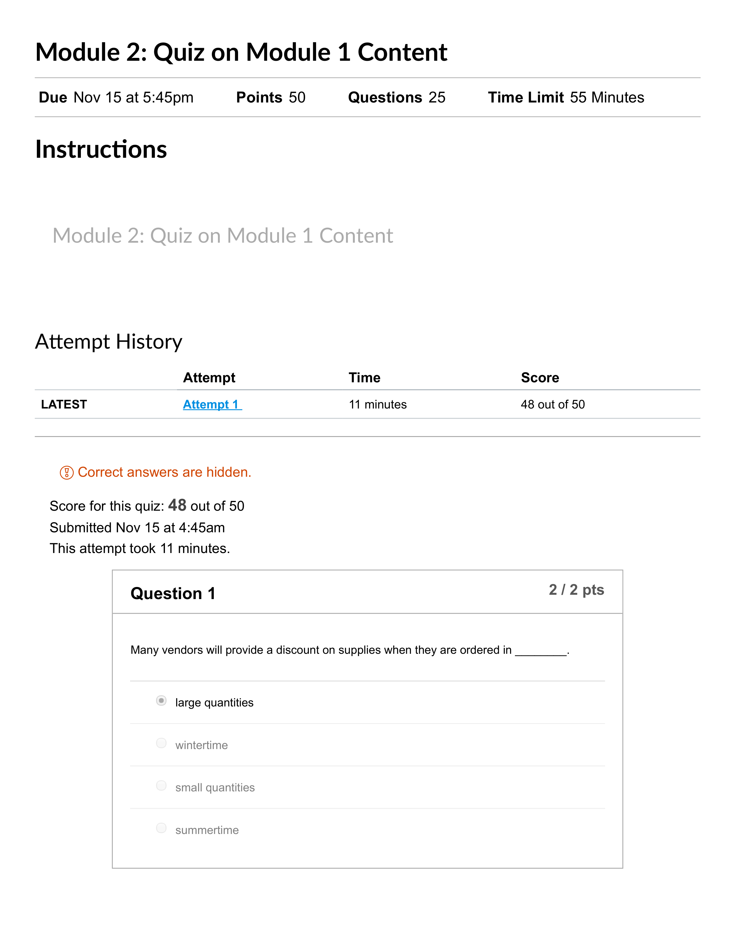 Module 2_ Quiz on Module 1 Content_ MAB155-Medical Front Office-BLEVE3.pdf_djnxr0fnvop_page1