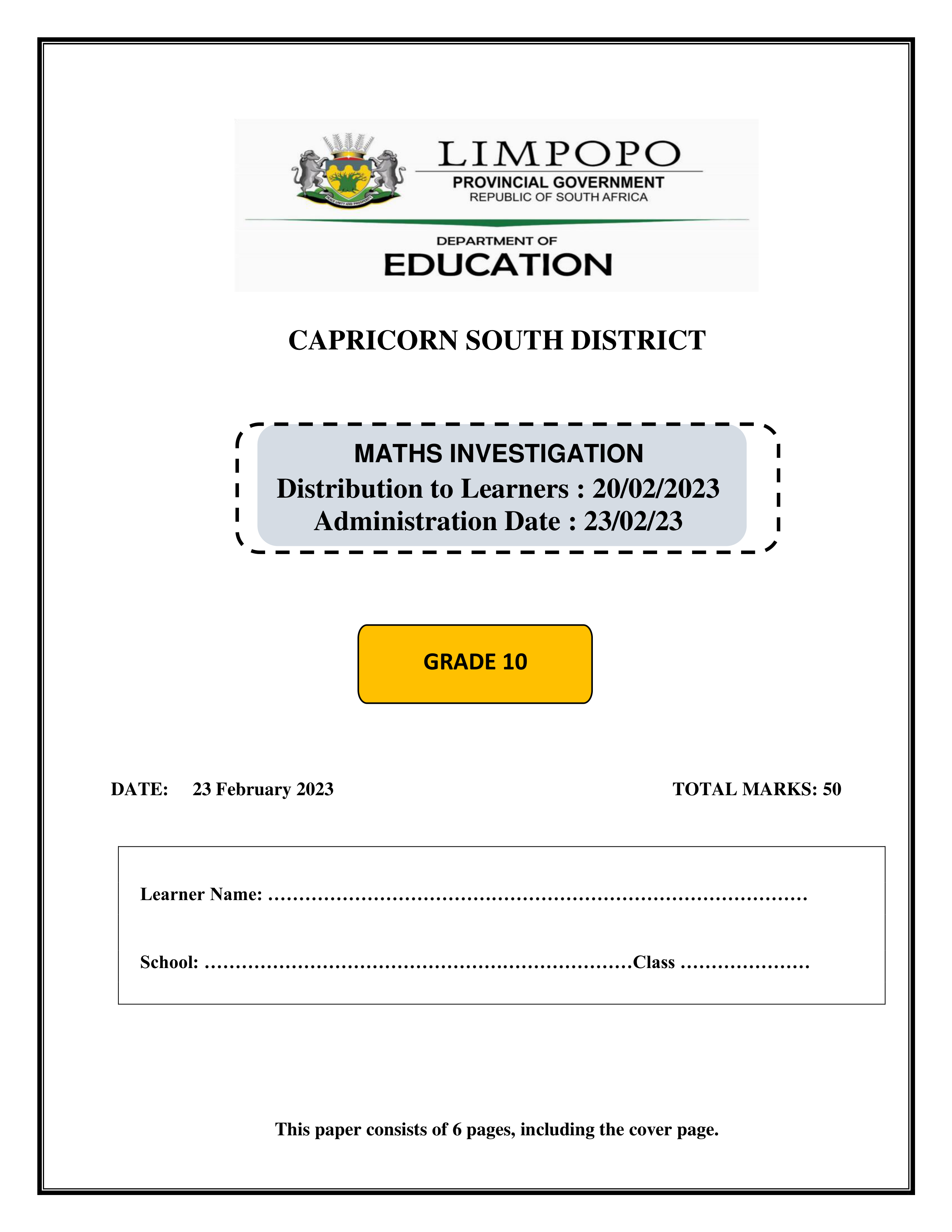 2 GRADE 10 MATHS  INVESTIGATION FEB 2023 Capricorn District (1).pdf_djp0cimoldz_page1