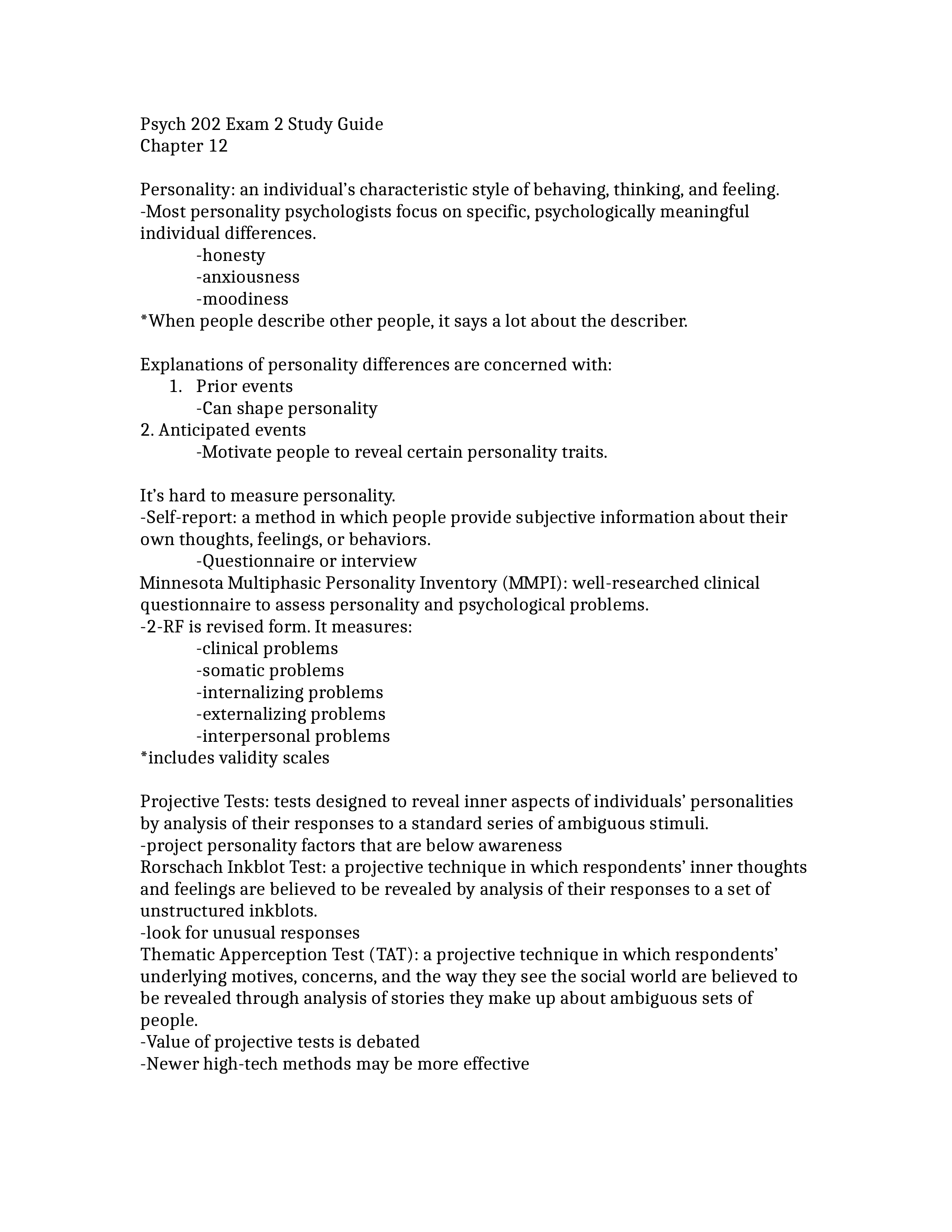 Psych 202 Exam 2 Study Guide_djqpm39rkon_page1