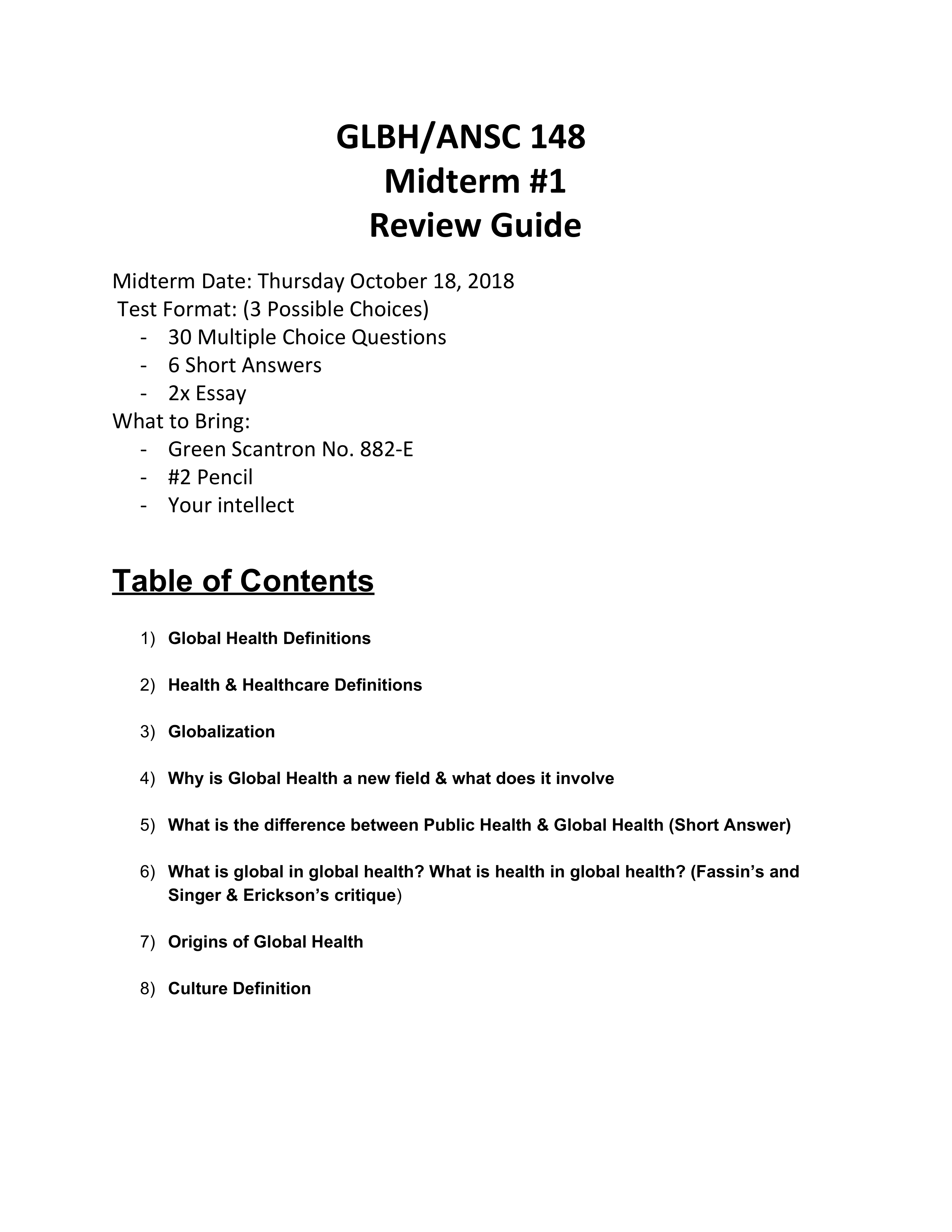 GLBH 148 Midterm 1 Review.pdf_djqxbjxhdcf_page1