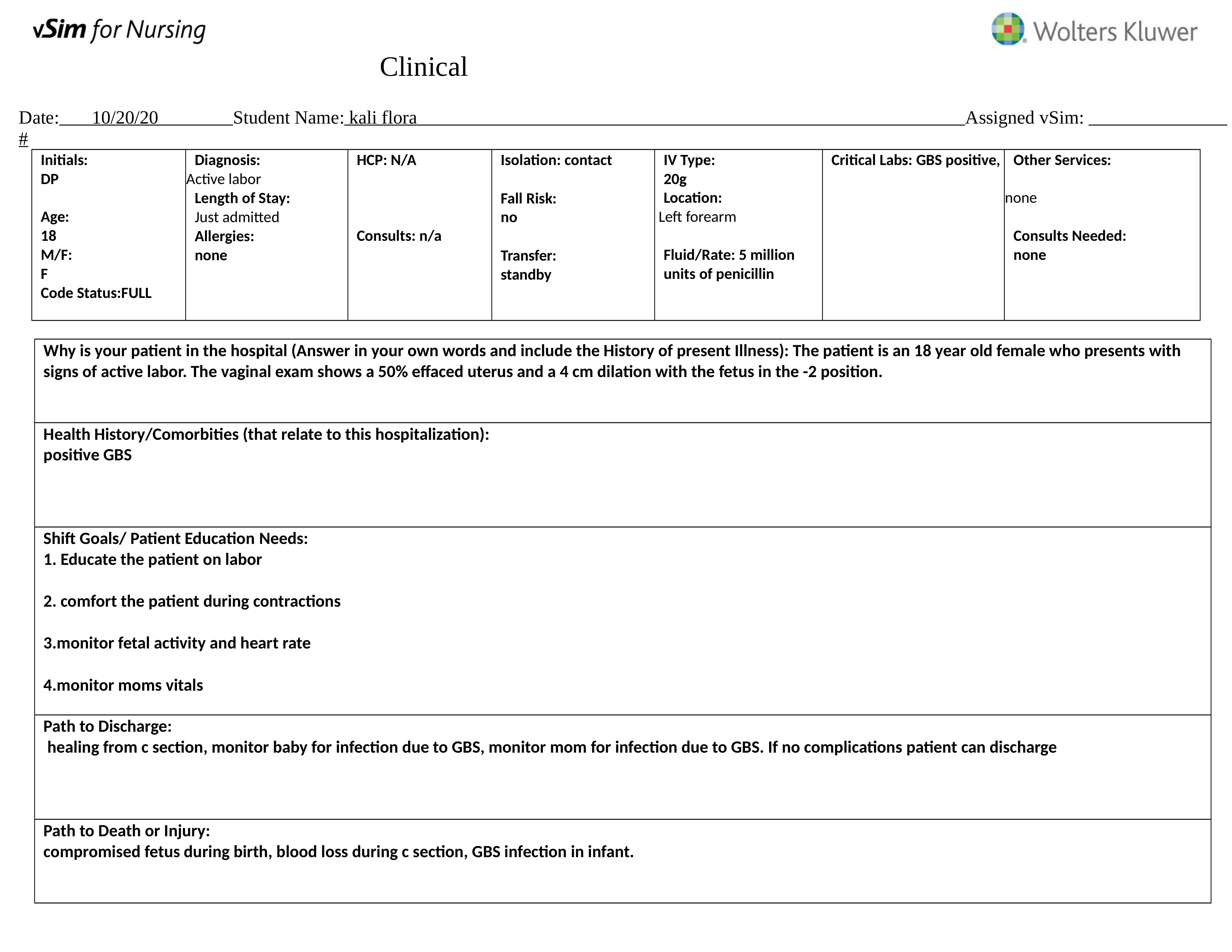 NUR 2234_vSim 2 Brenda Patton Clinical Packet Worksheets.docx_djtukl8ttkg_page1