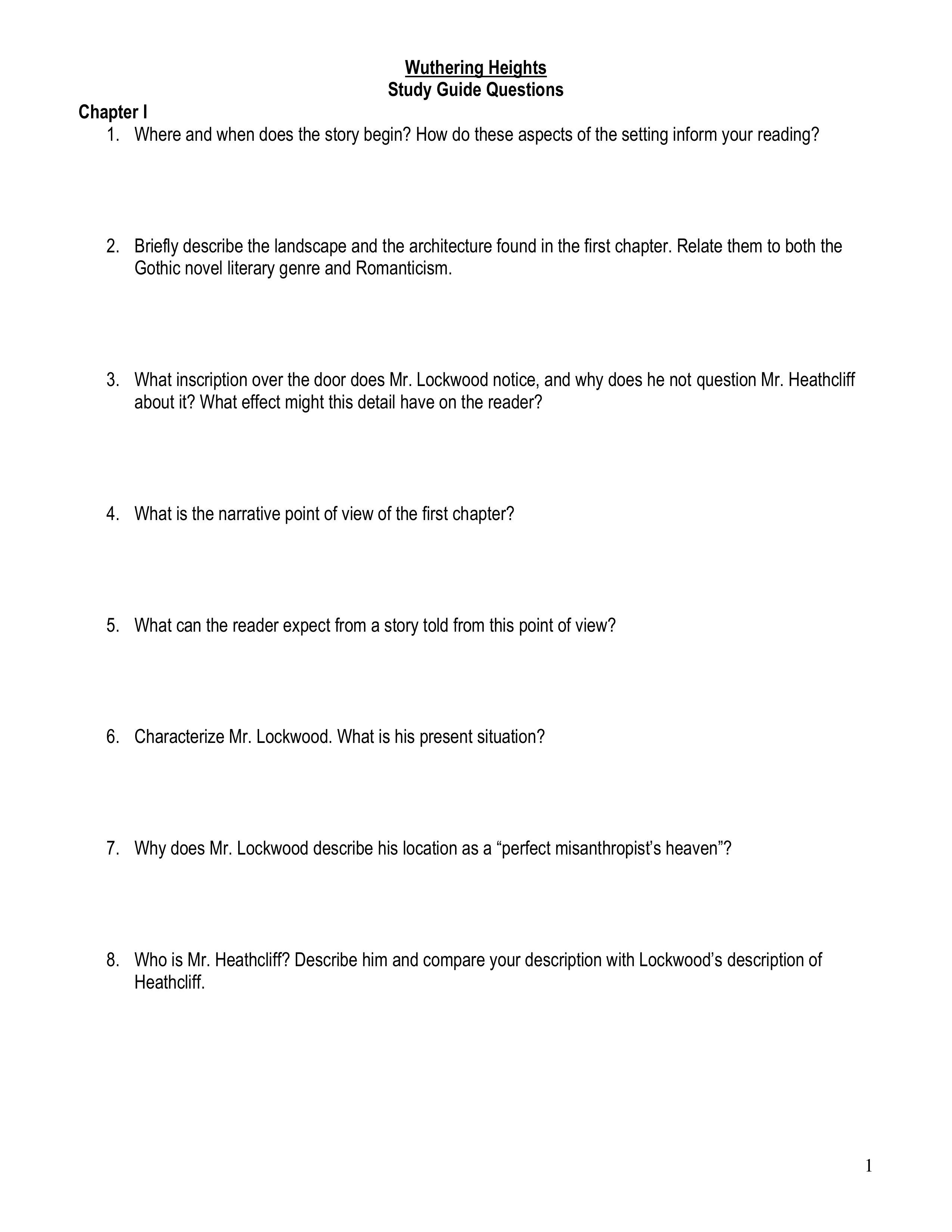 Wuthering Heights Study Guide Questions_djzf9yyy2c1_page1