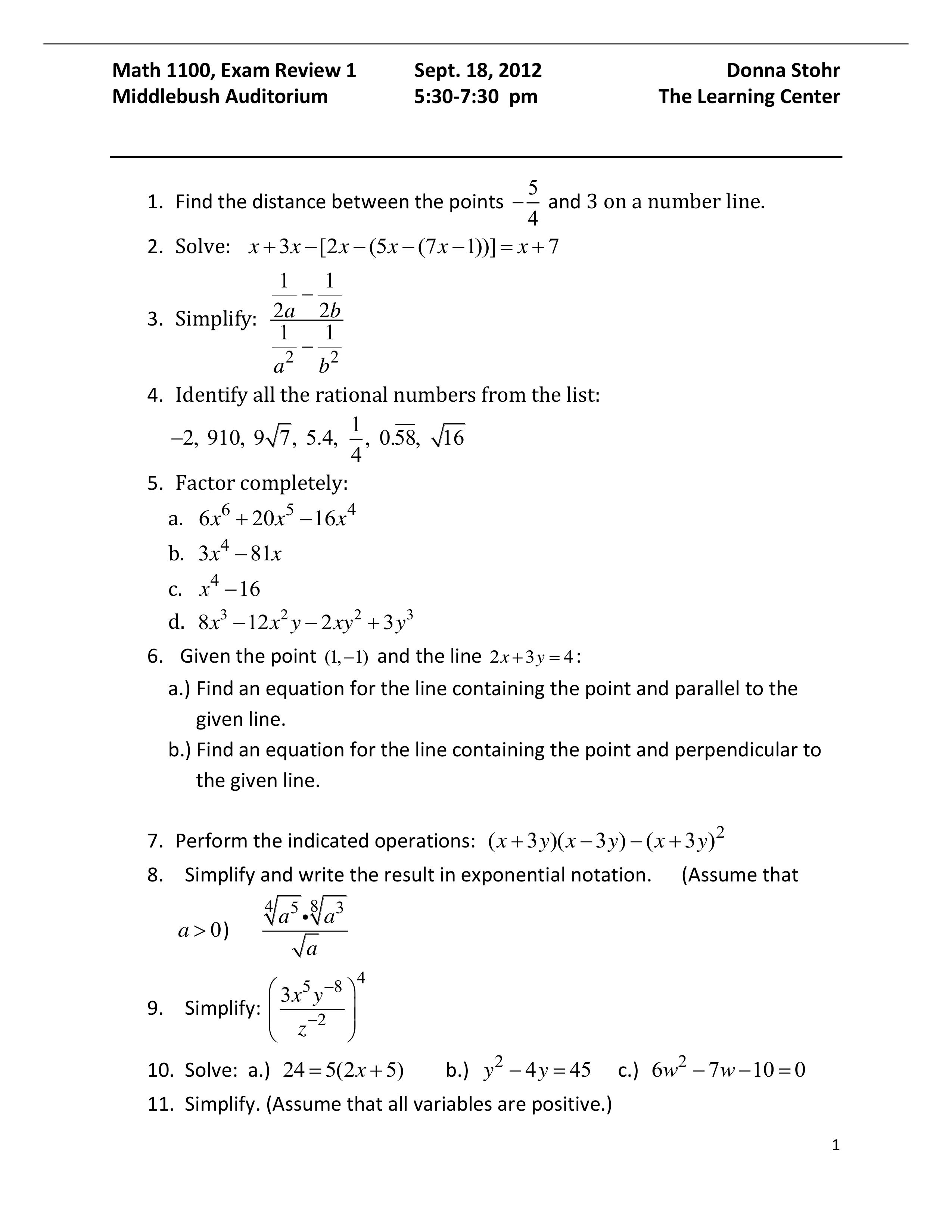 Math 1100, Exam Review 1_dk3qpnflx1s_page1