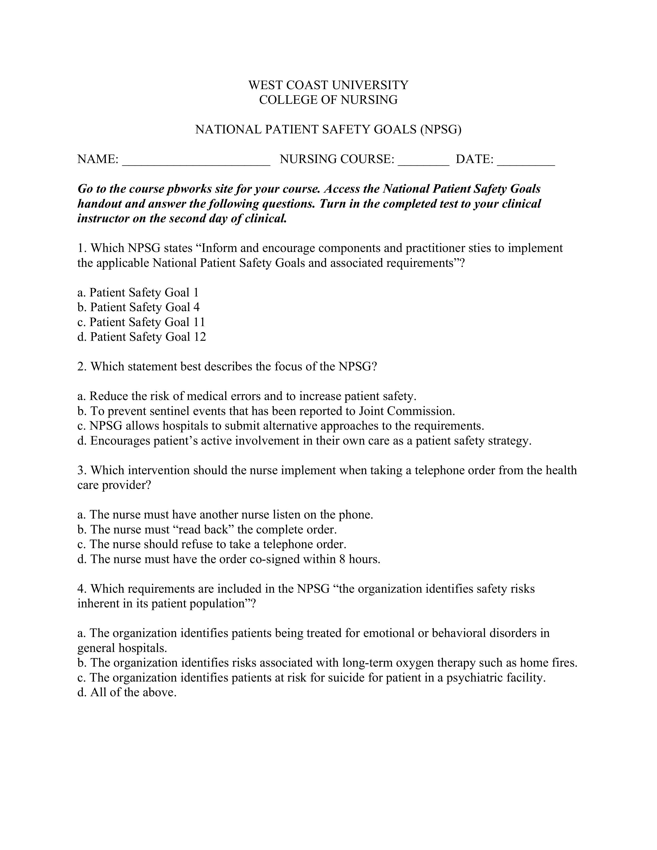 National Patient Safety Goal Quiz.pdf_dkrtntispzl_page1