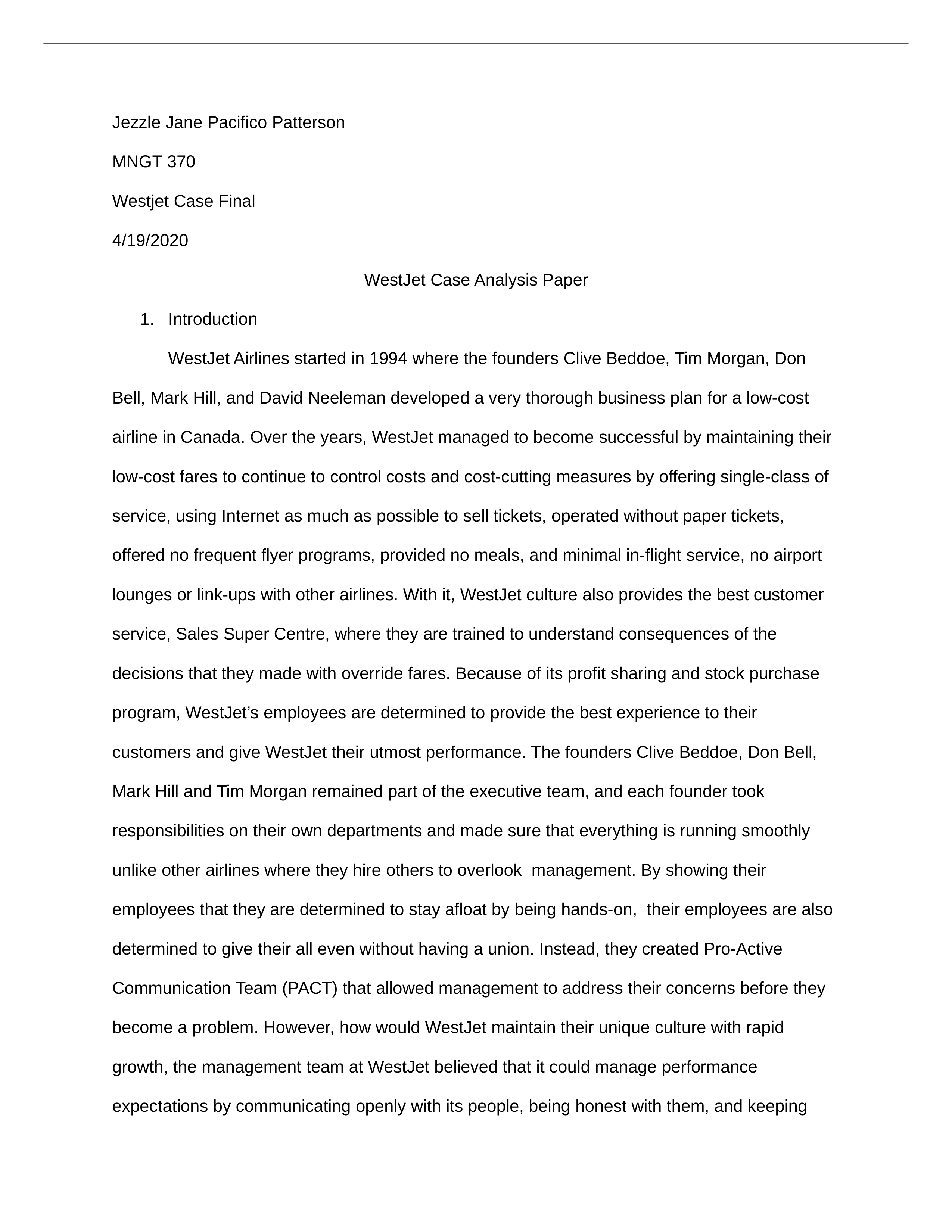 WestJet Case MNGT 370 (Final).docx_dkwojtoycyo_page1