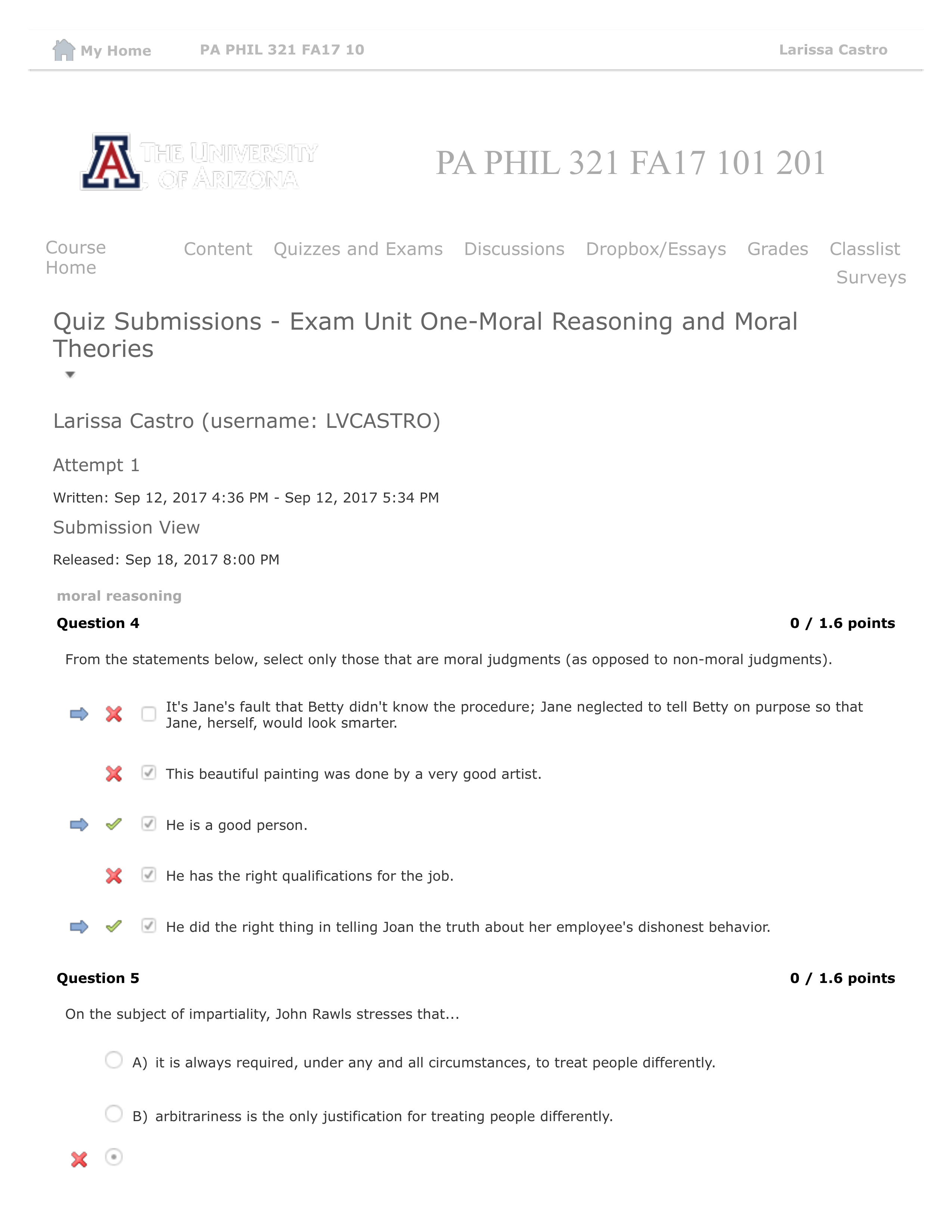 PHIL 321- Exam One Moral Reasoning and Moral Theories.pdf_dl2x0c8737b_page1