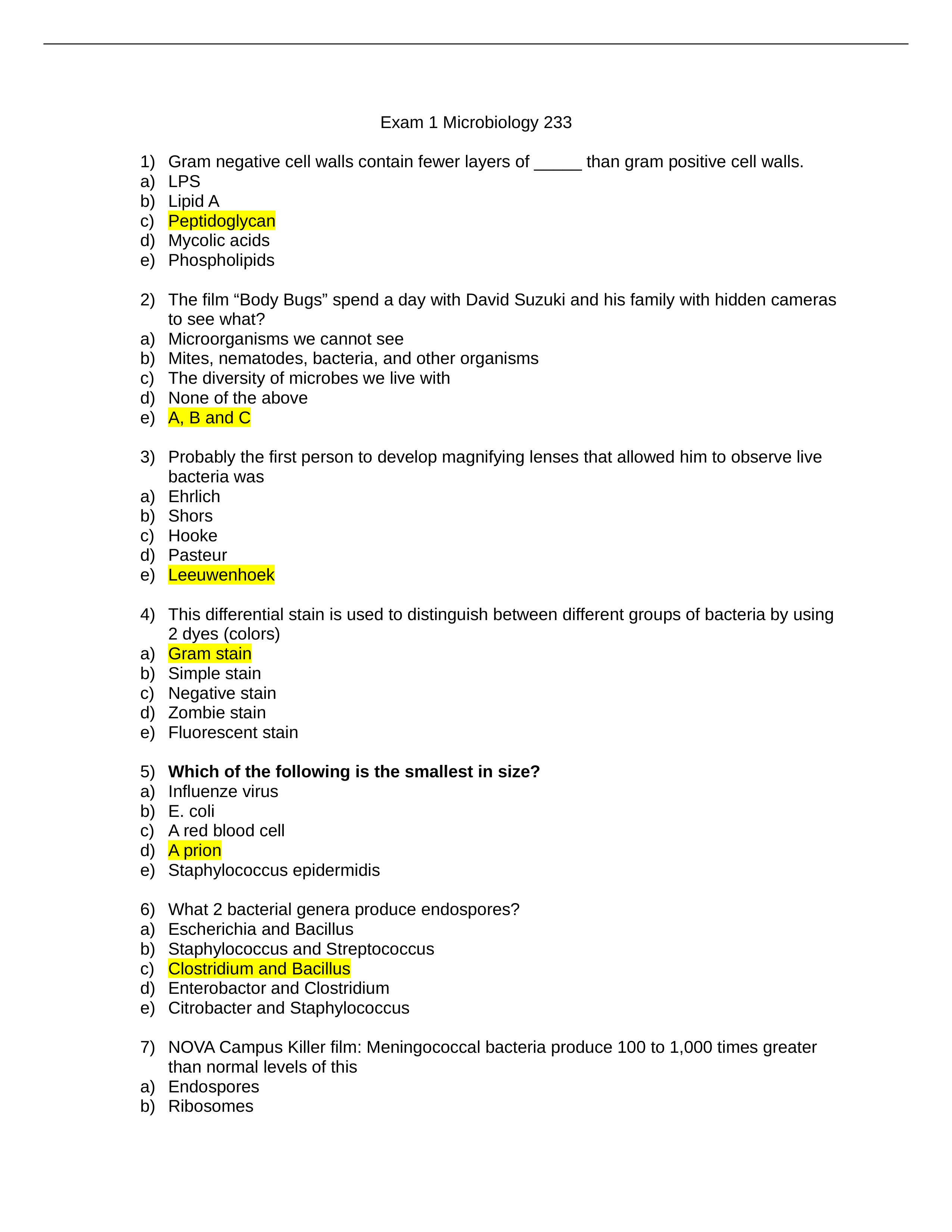 Microbiology Exam 1 Form A_dl4k3zf98wc_page1